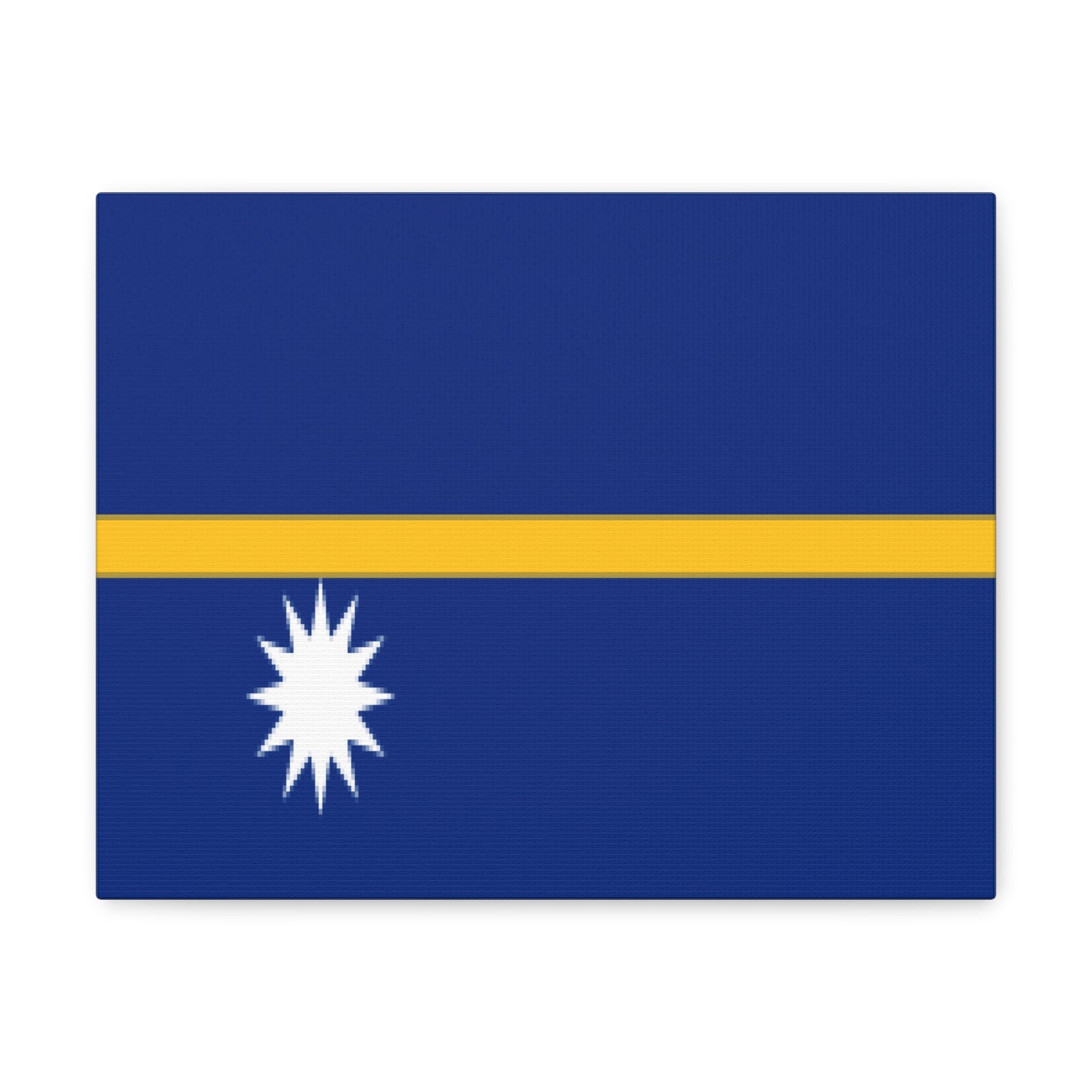 Nauru Country Flag Canvas Vibrant Wall Art Unframed Home Decor-Express Your Love Gifts