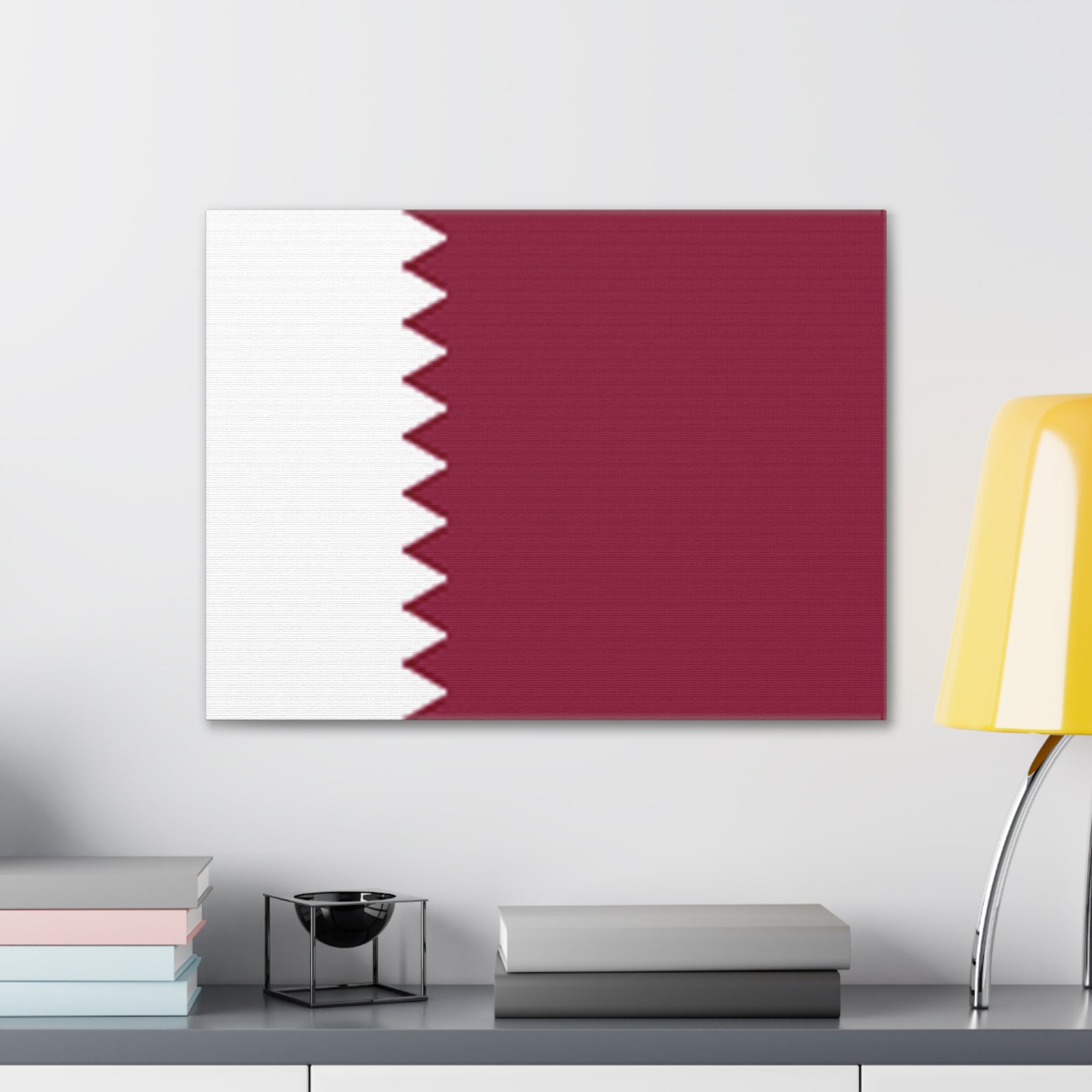 Qatar Country Flag Canvas Vibrant Wall Art Unframed Home Decor-Express Your Love Gifts