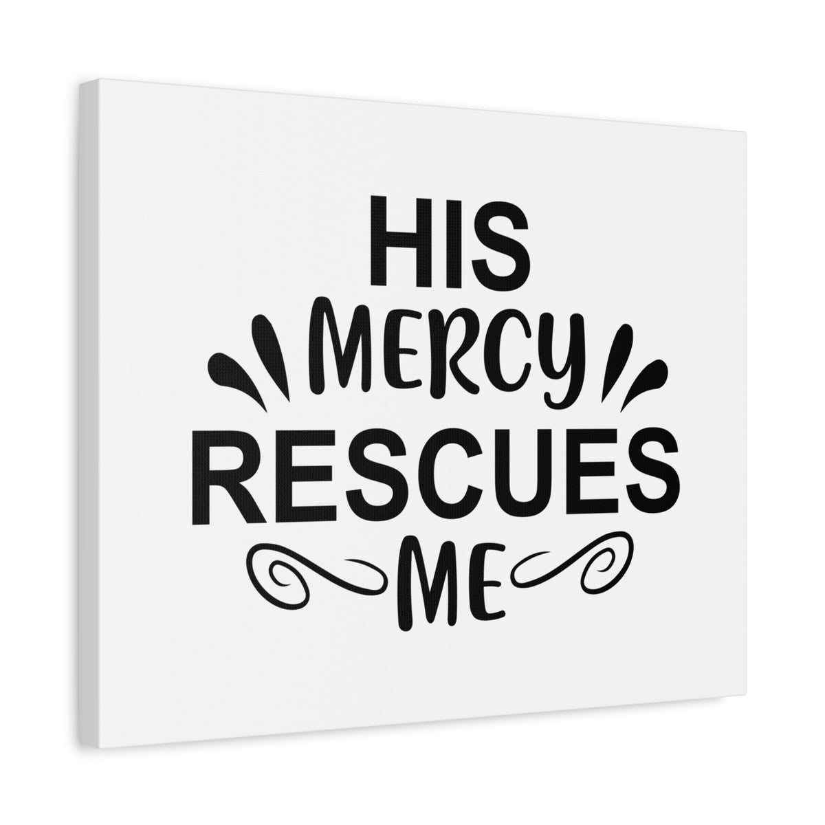 Scripture Walls His Mercy Rescues Me Psalms 140:4 Christian Wall Art Print Ready to Hang-Express Your Love Gifts
