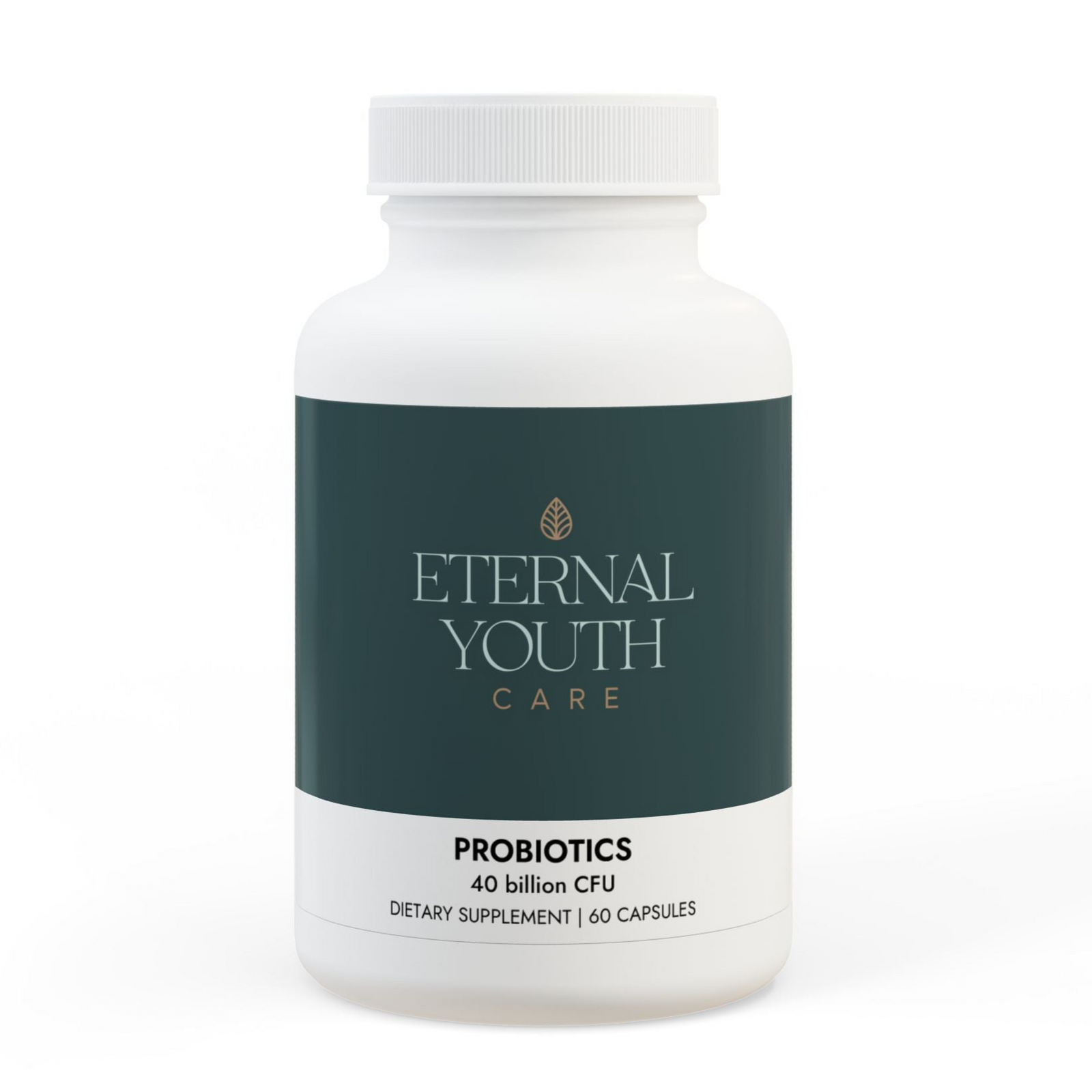 Eternal Youth Care Probiotic Supplement 40 Billion CFU with MAKTREK® – Digestive Muscle Support Non-GMO, Corn-Free (60 Capsules)-Express Your Love Gifts