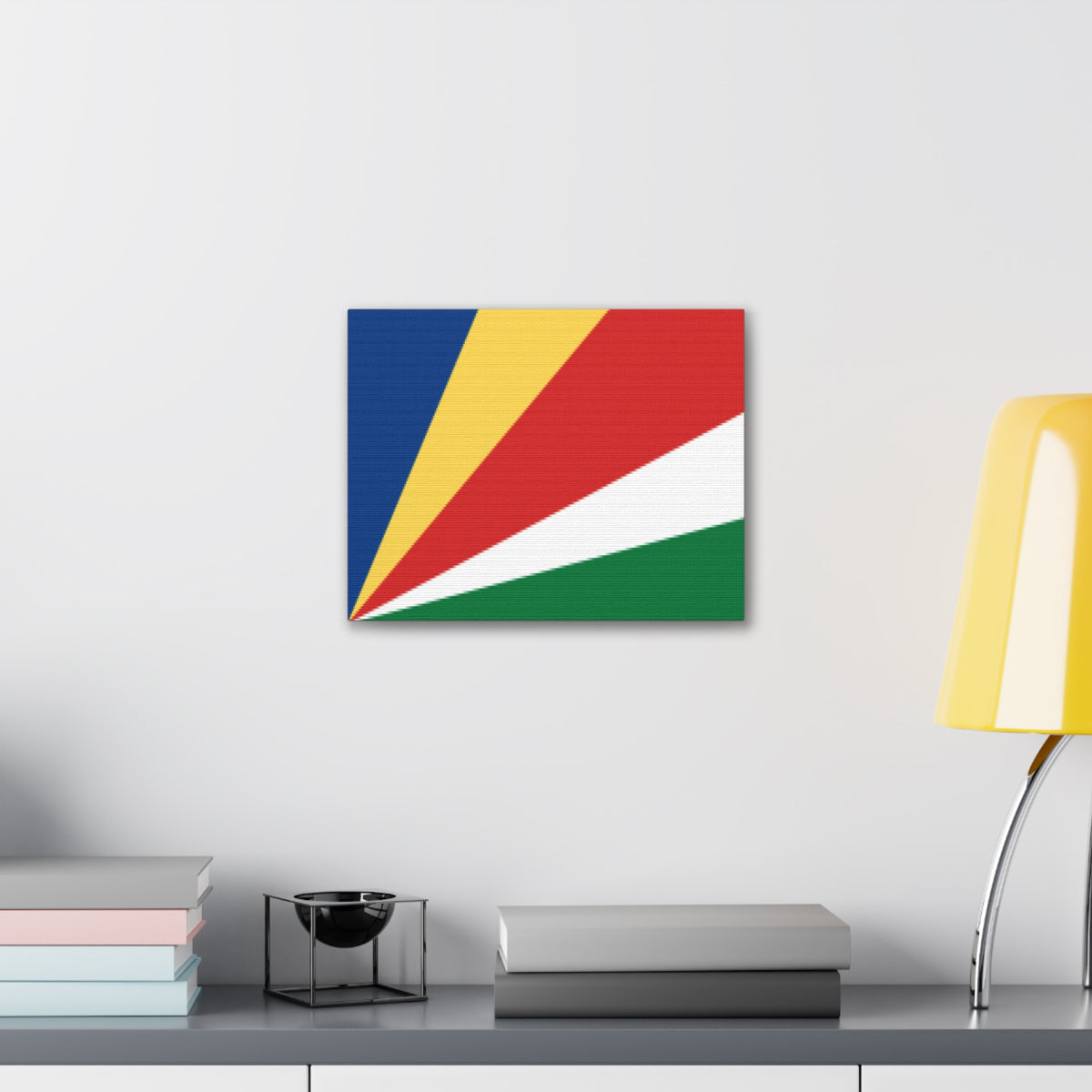 Seychelles Country Flag Canvas Vibrant Wall Art Unframed Home Decor-Express Your Love Gifts