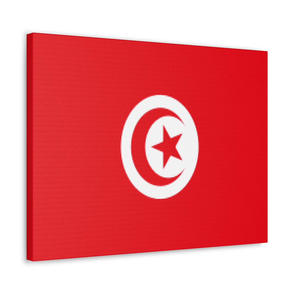Tunisia Country Flag Canvas Vibrant Wall Art Unframed Home Decor-Express Your Love Gifts