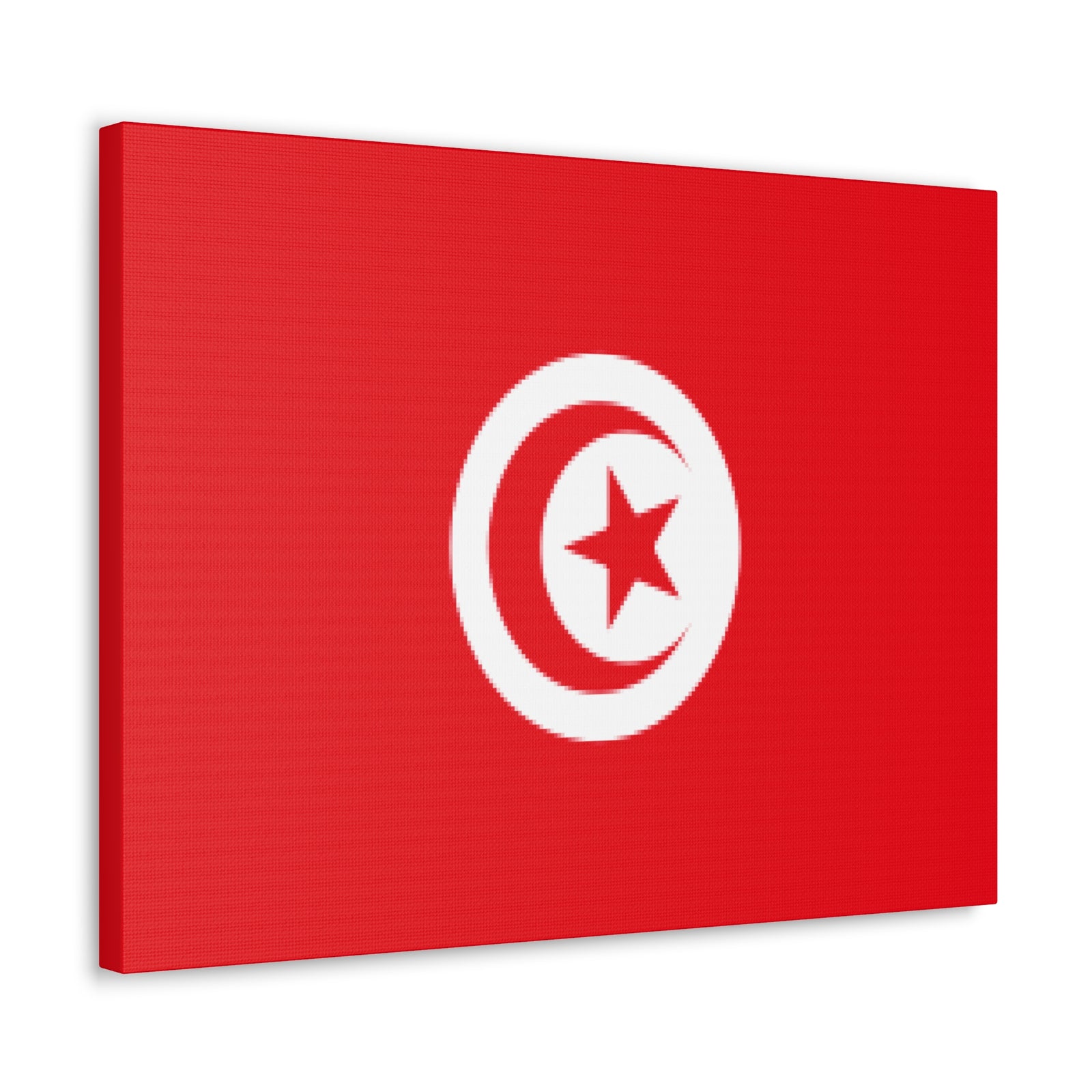 Tunisia Country Flag Canvas Vibrant Wall Art Unframed Home Decor-Express Your Love Gifts