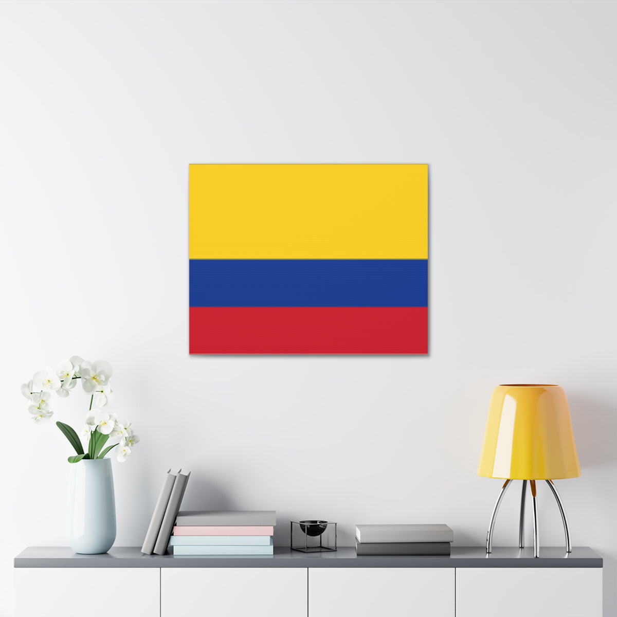 Colombia Country Flag Canvas Vibrant Wall Art Unframed Home Decor-Express Your Love Gifts