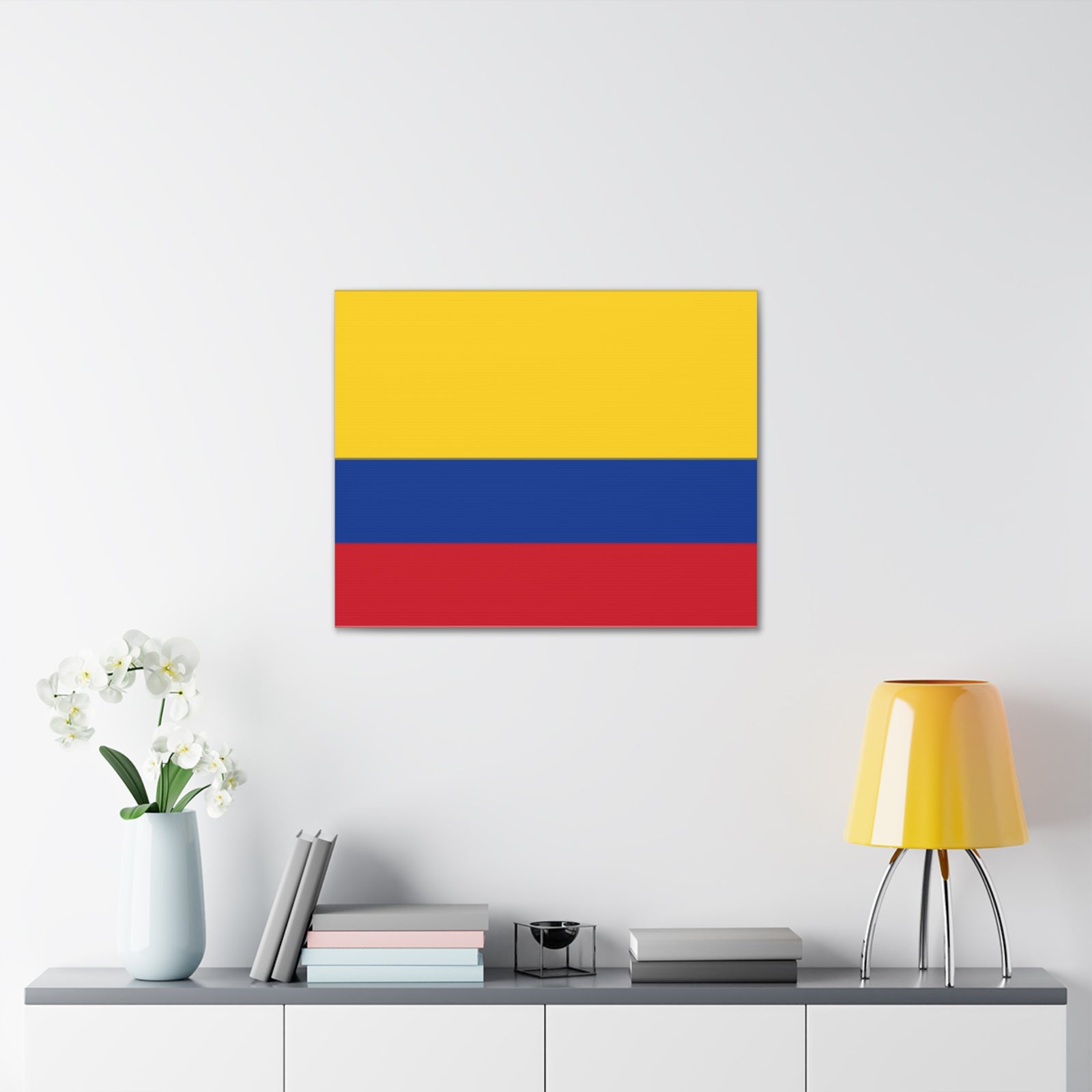 Colombia Country Flag Canvas Vibrant Wall Art Unframed Home Decor-Express Your Love Gifts