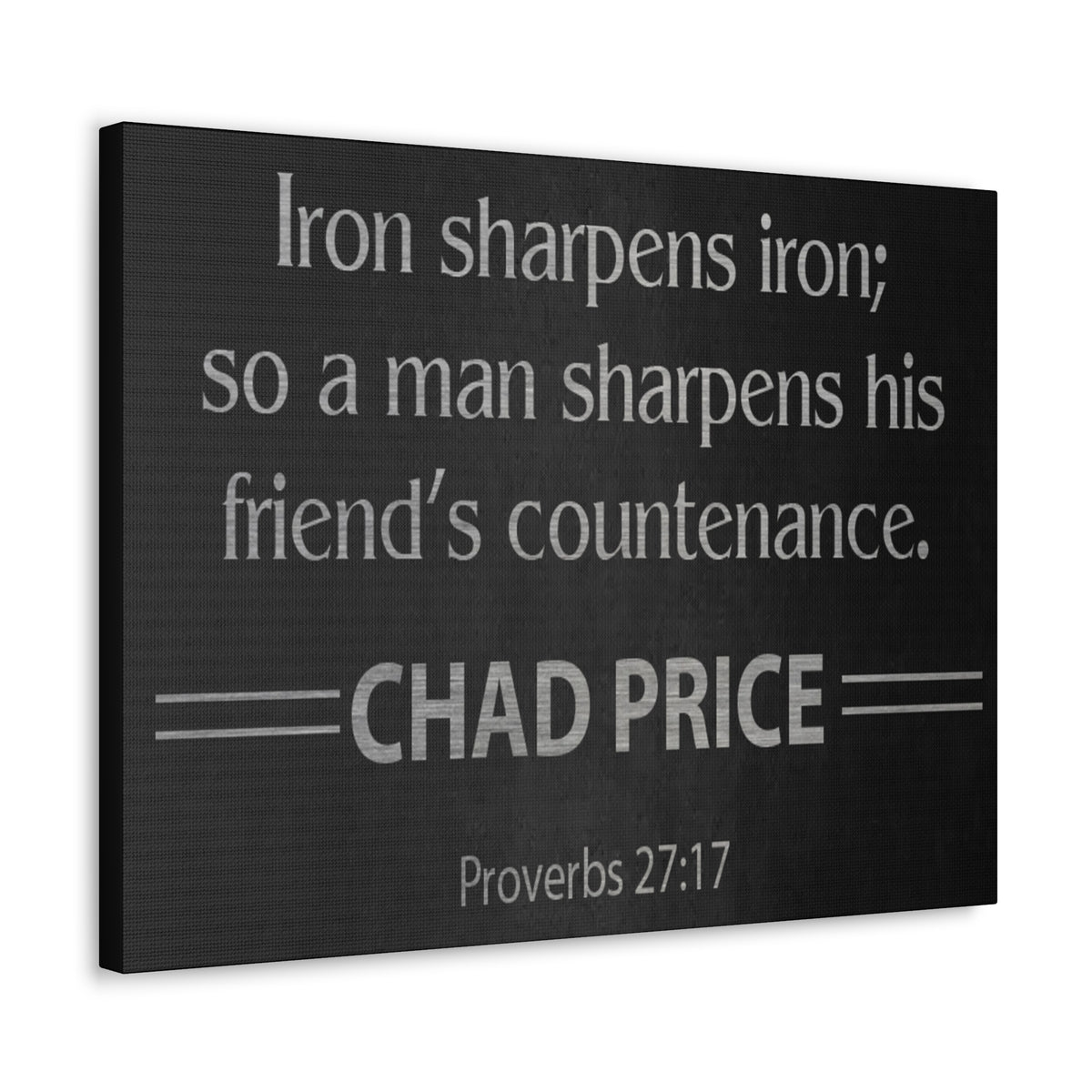 Personalized Proverbs 27:17-Express Your Love Gifts