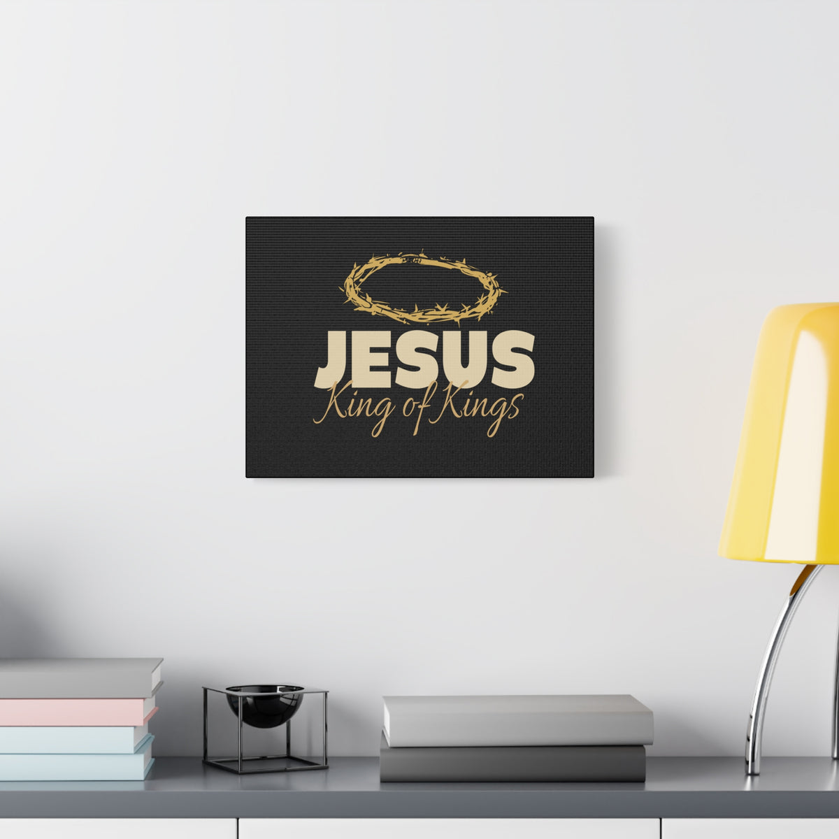 Scripture Walls Jesus King of Kings Bible Verse Canvas Christian Wall Art Ready to Hang Unframed-Express Your Love Gifts