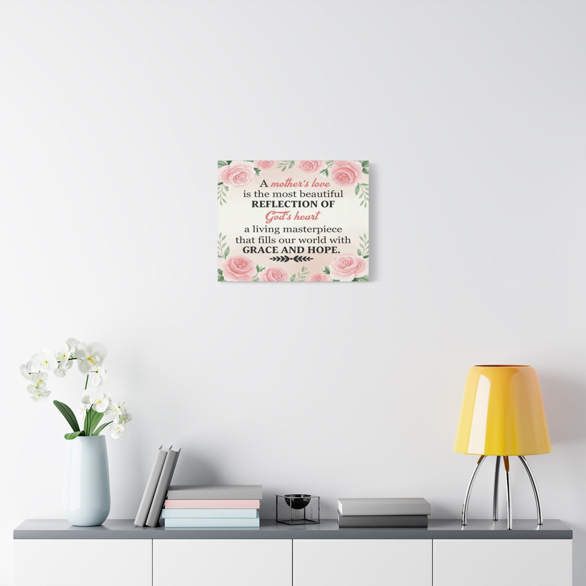 Inspirational Canvas Grace and Hope Wall Decor for Home Office Gym Inspiring Success Quote Print Ready to Hang Unframed-Express Your Love Gifts