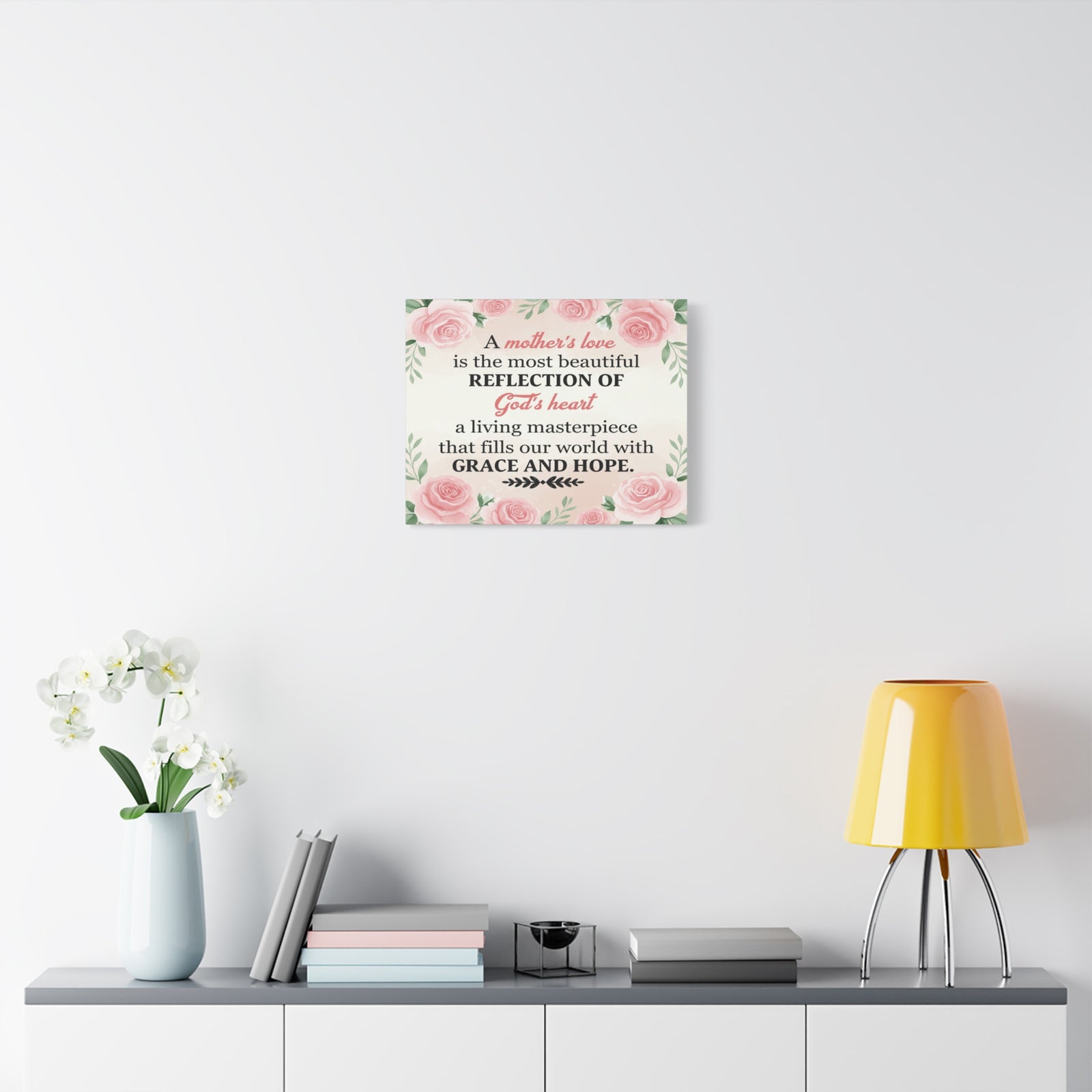 Inspirational Canvas Grace and Hope Wall Decor for Home Office Gym Inspiring Success Quote Print Ready to Hang Unframed-Express Your Love Gifts