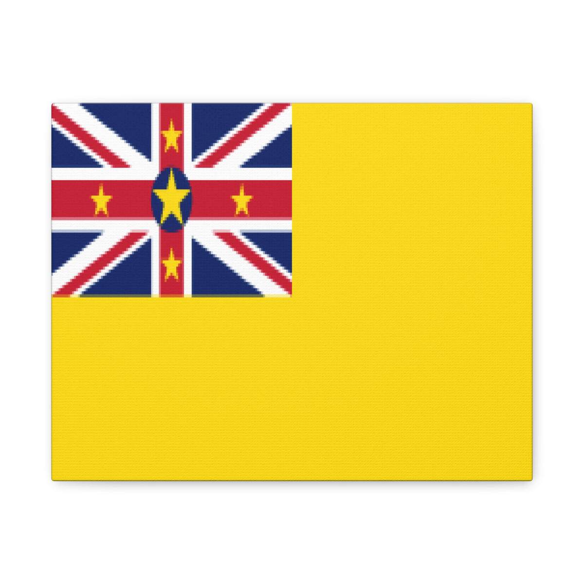 Niue Country Flag Canvas Vibrant Wall Art Unframed Home Decor-Express Your Love Gifts