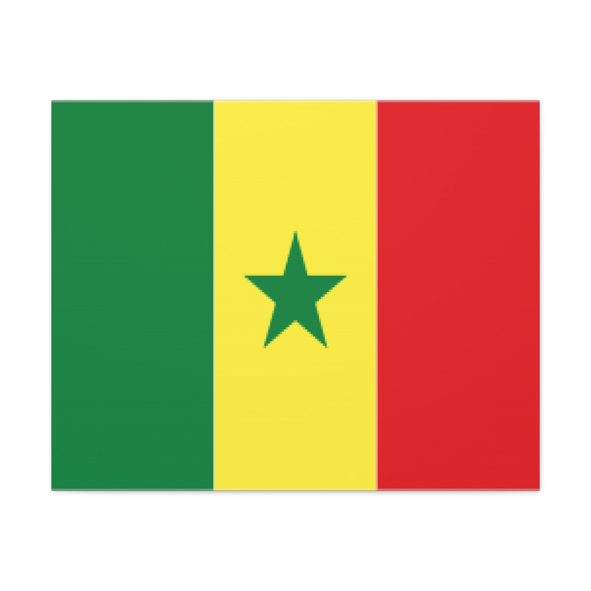 Senegal Country Flag Canvas Vibrant Wall Art Unframed Home Decor-Express Your Love Gifts