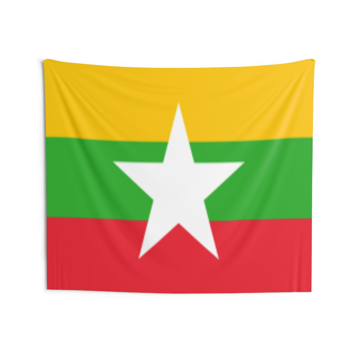 Myanmar Country Flag Wall Hanging Tapestry-Express Your Love Gifts