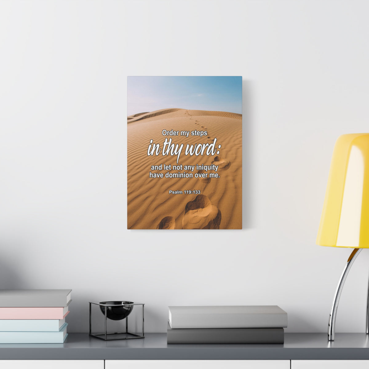 Scripture Walls Psalm 119:133 In Thy Word Bible Verse Canvas Christian Wall Art Ready to Hang Unframed-Express Your Love Gifts