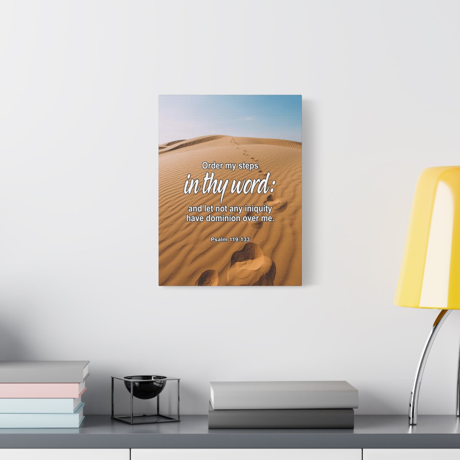 Scripture Walls Psalm 119:133 In Thy Word Bible Verse Canvas Christian Wall Art Ready to Hang Unframed-Express Your Love Gifts