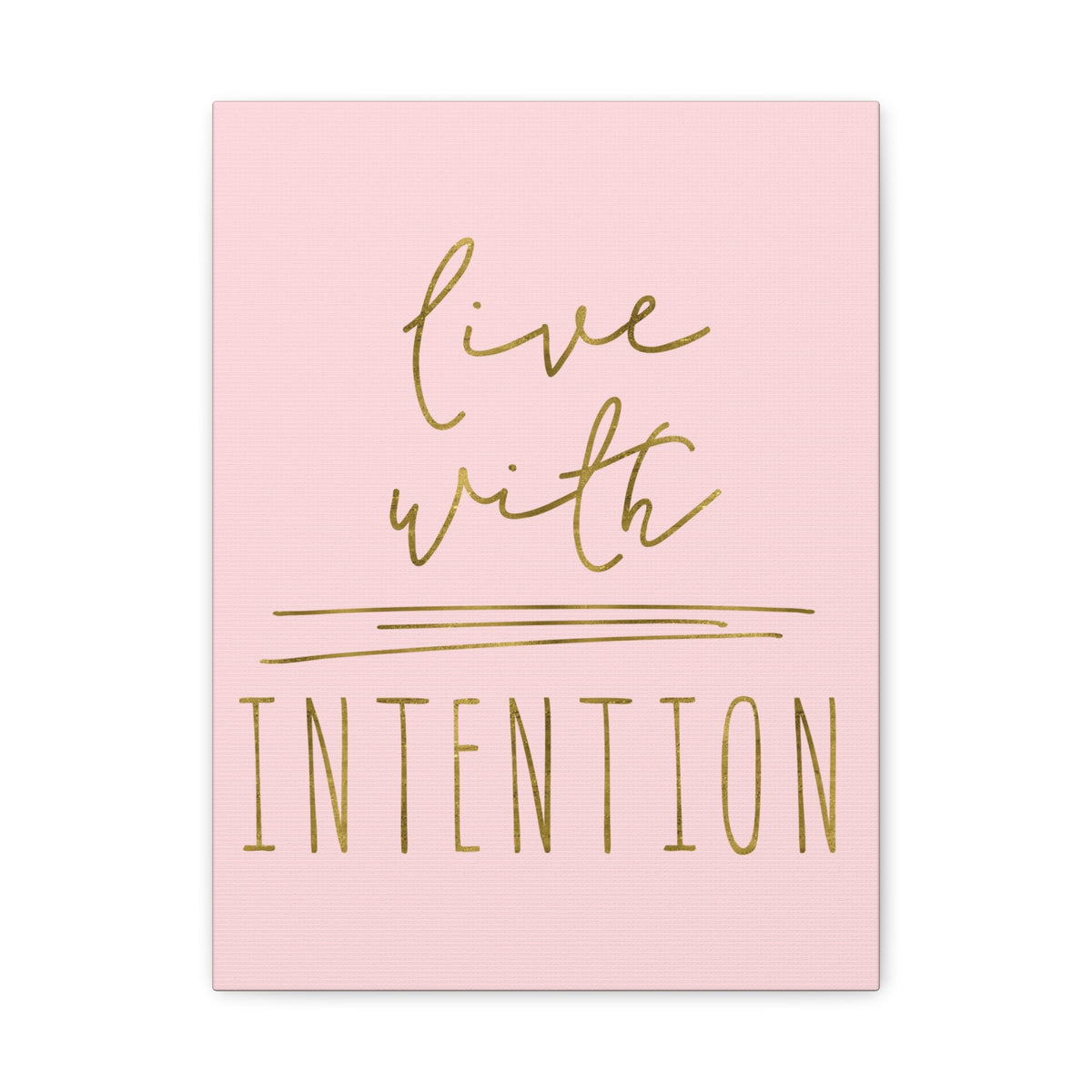 Inspirational Wall Art Live With Intention Motivation Wall Decor for Home Office Gym Inspiring Success Quote Print Ready to Hang-Express Your Love Gifts