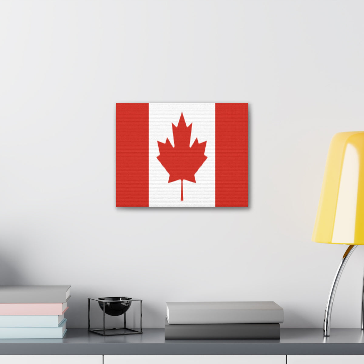 Canada Country Flag Canvas Vibrant Wall Art Unframed Home Decor-Express Your Love Gifts