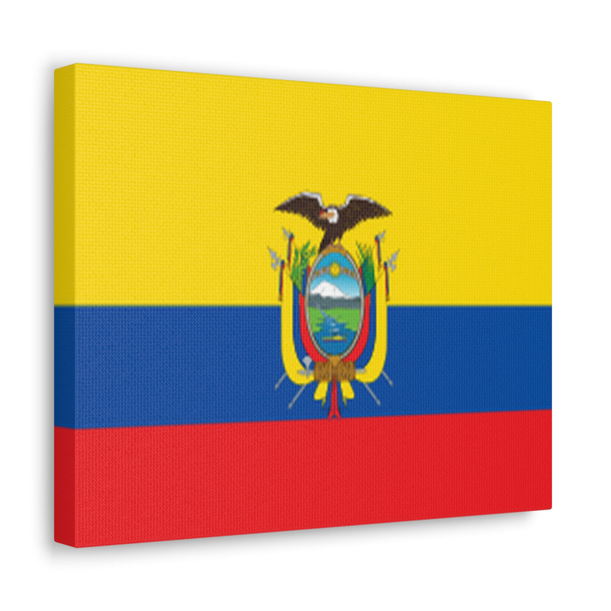 Ecuador Country Flag Canvas Vibrant Wall Art Unframed Home Decor-Express Your Love Gifts