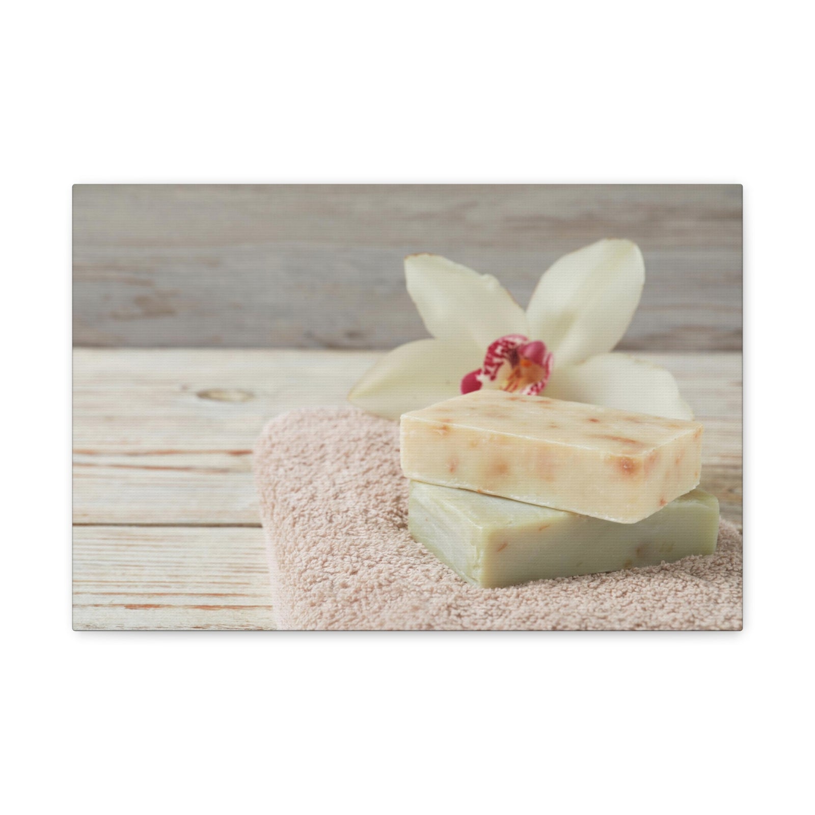 Terry Towel and Lily Forest Floral Nature Photography Canvas Wall Art for Home Decor Ready-to-Hang-Express Your Love Gifts