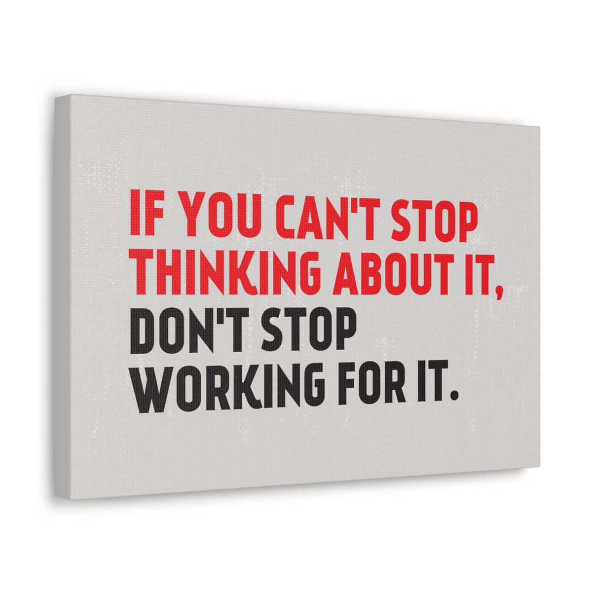 Inspirational Wall Art Thinking About It Motivation Wall Decor for Home Office Gym Inspiring Success Quote Print Ready to Hang-Express Your Love Gifts