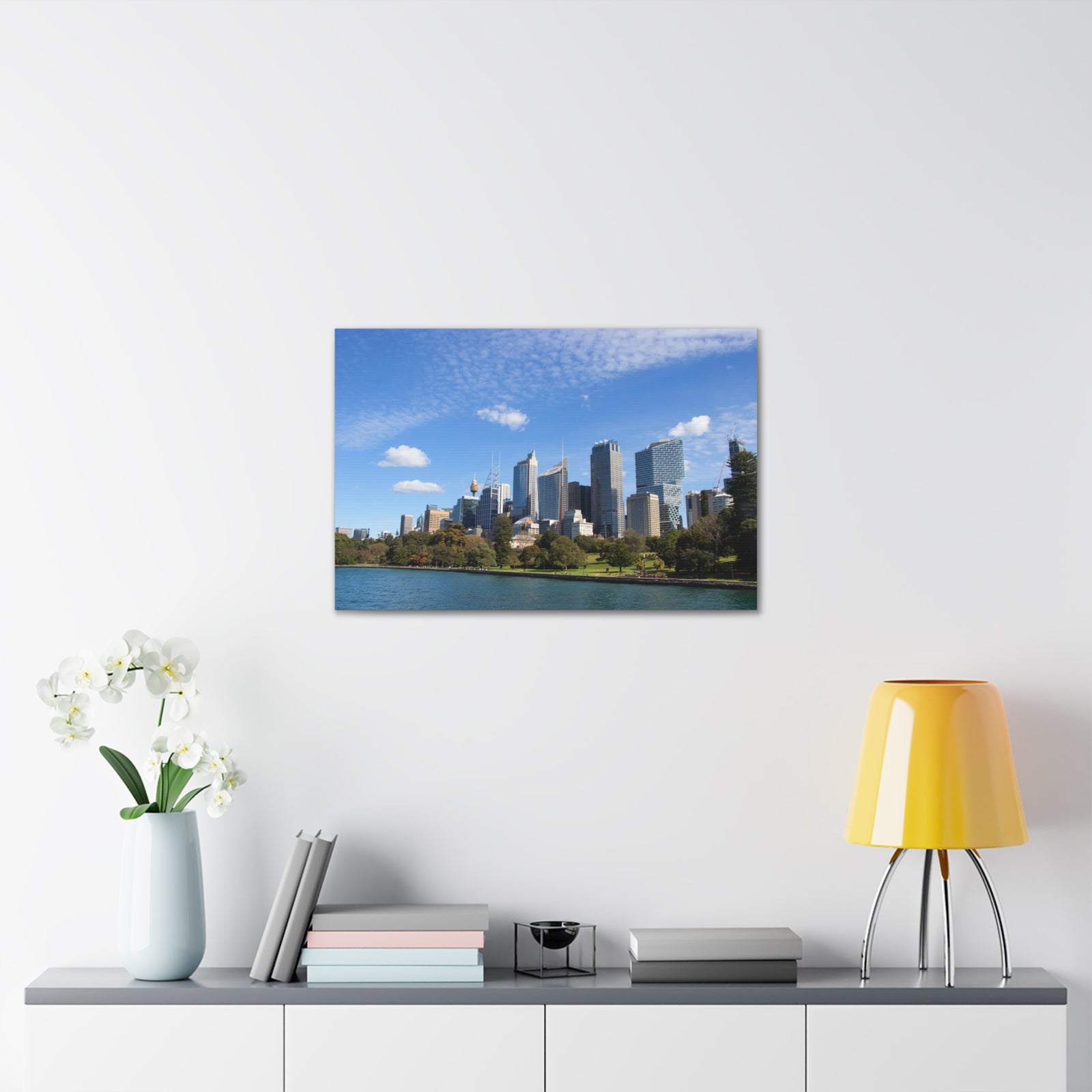 Sydney Daytime Skyline Canvas Artwork High-Quality Breathtaking Stunning Cityscape for Home Decor Ready to Hang-Express Your Love Gifts