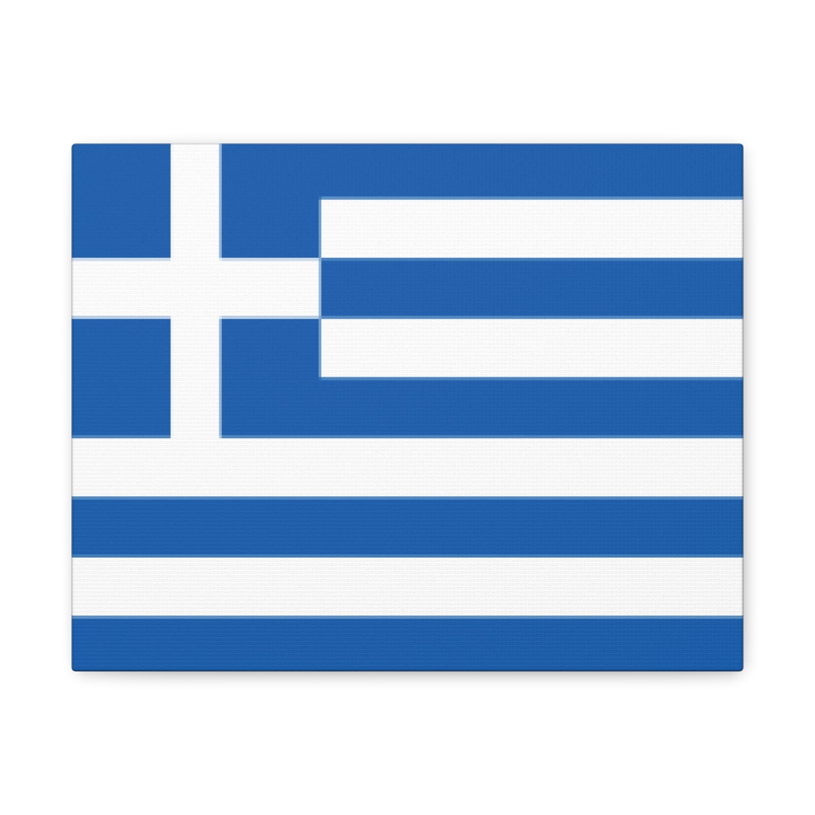 Greece Country Flag Canvas Vibrant Wall Art Unframed Home Decor-Express Your Love Gifts