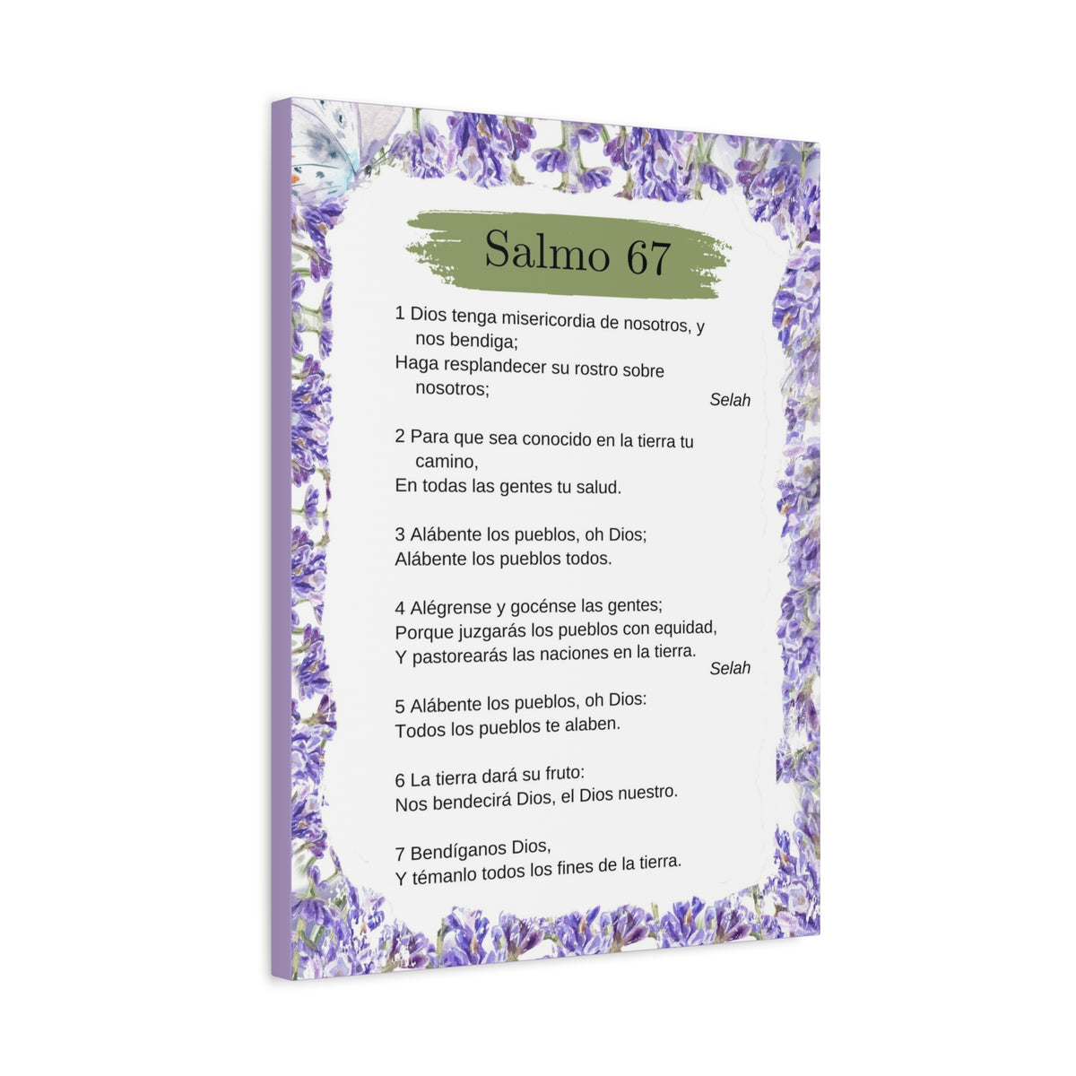 Salmo 67 Impresión De Arte Cristiano en la Pared Lista Para Colgar-Express Your Love Gifts