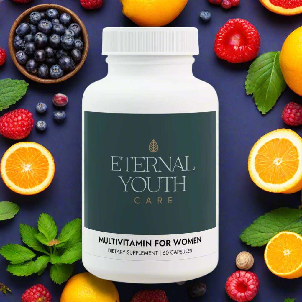 Eternal Youth Multivitamin for Women – Energy, Hair & Antioxidant Support Lactose-Free 60 Capsules-Express Your Love Gifts