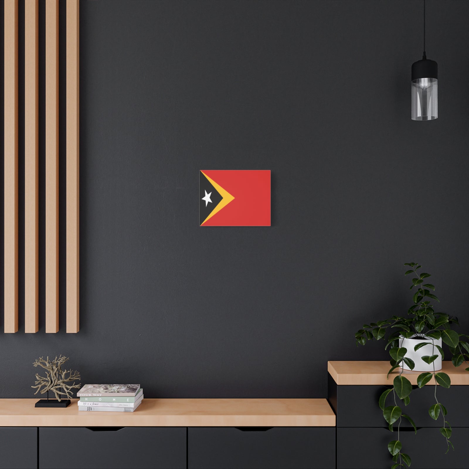 Timor-Leste Country Flag Canvas Vibrant Wall Art Unframed Home Decor-Express Your Love Gifts
