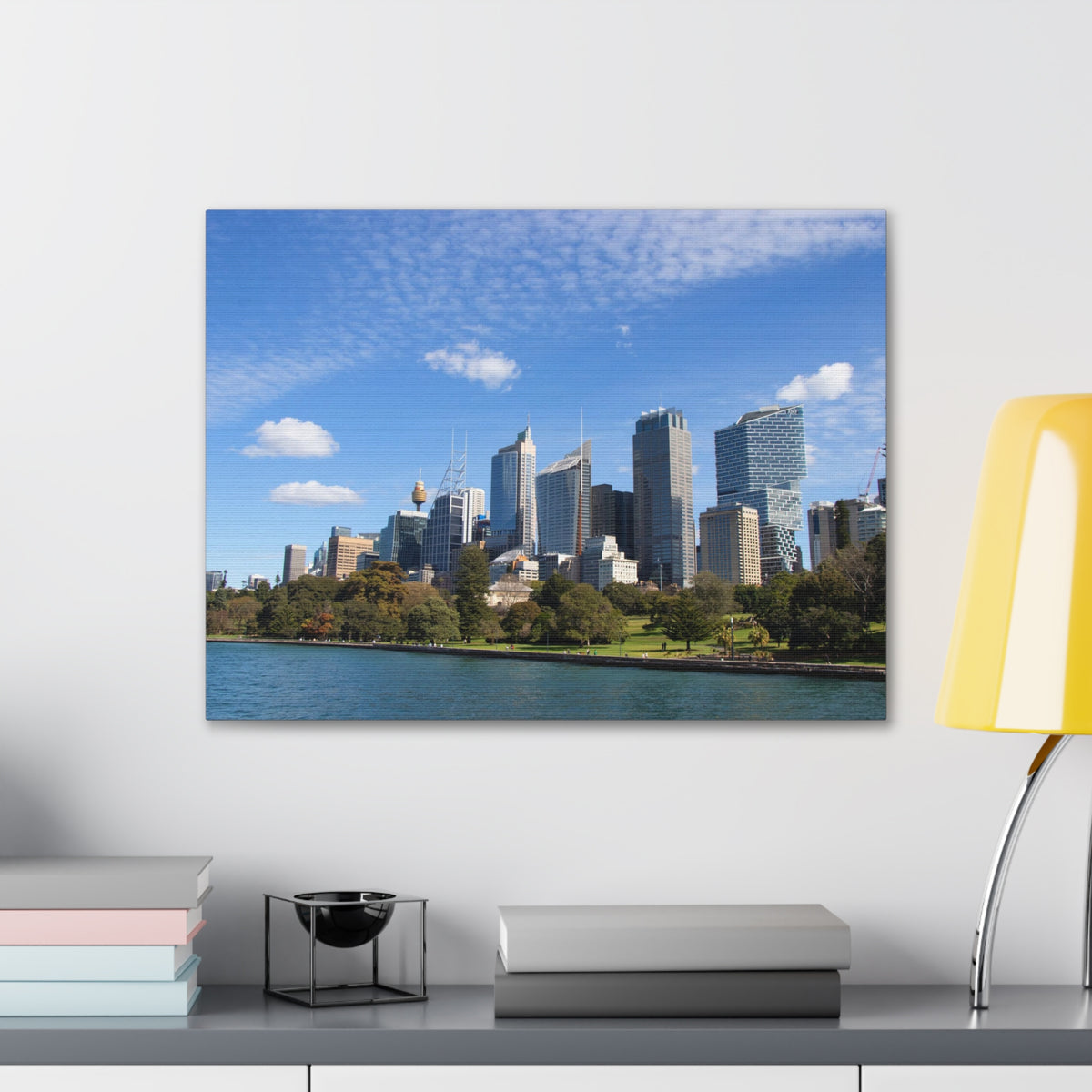 Sydney Daytime Skyline Canvas Artwork High-Quality Breathtaking Stunning Cityscape for Home Decor Ready to Hang-Express Your Love Gifts