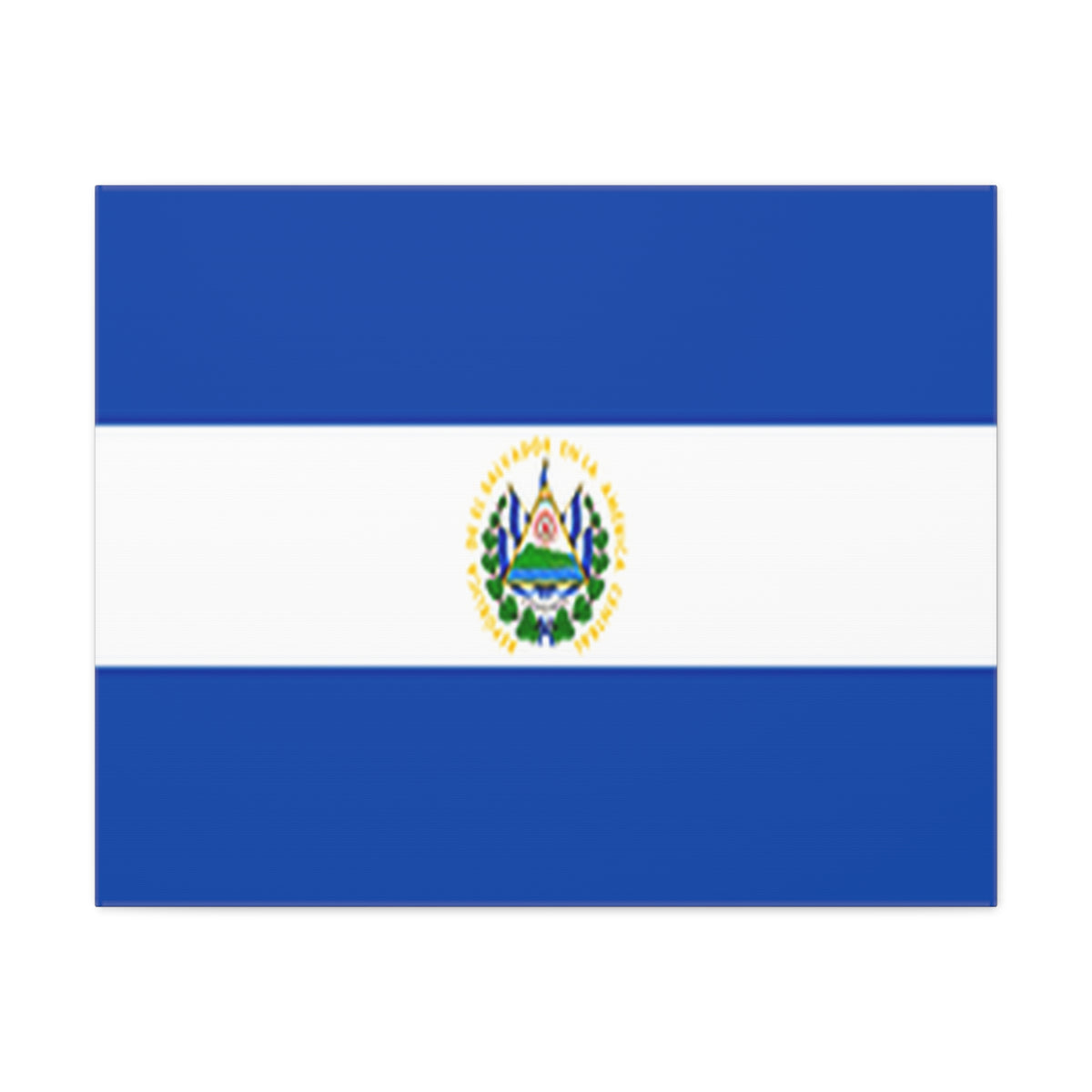 El Salvador Country Flag Canvas Vibrant Wall Art Unframed Home Decor-Express Your Love Gifts