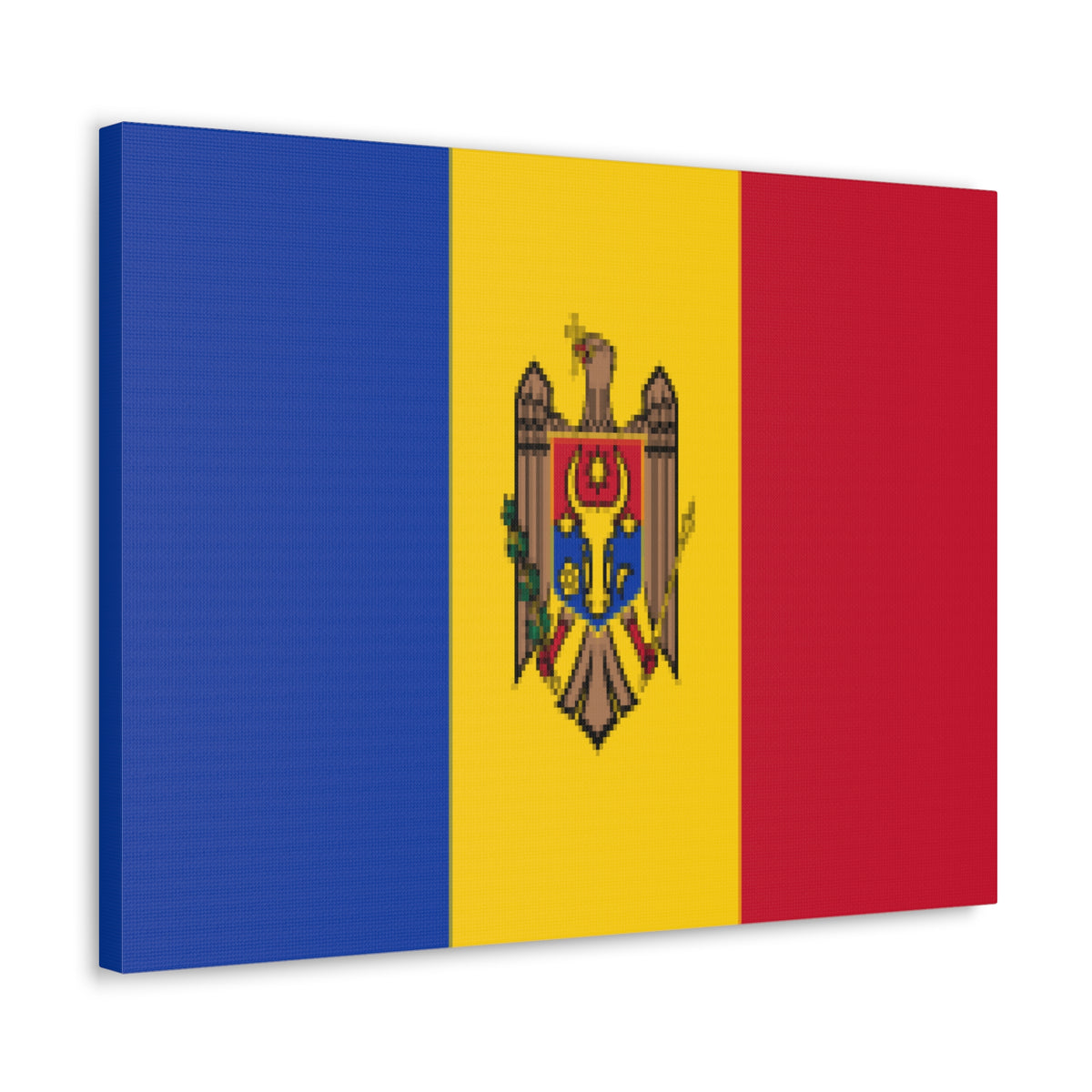 Moldova Country Flag Canvas Vibrant Wall Art Unframed Home Decor-Express Your Love Gifts