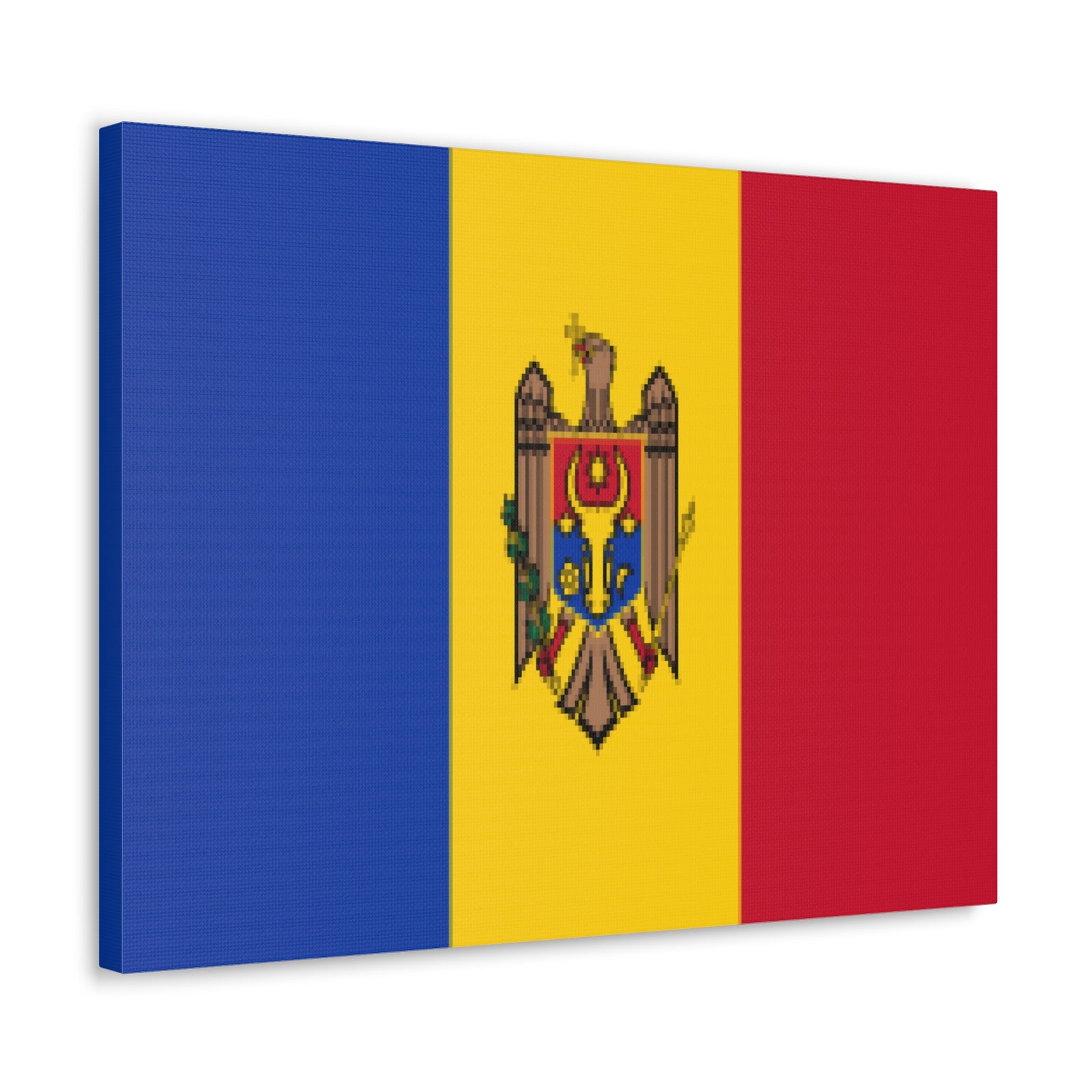 Moldova Country Flag Canvas Vibrant Wall Art Unframed Home Decor-Express Your Love Gifts
