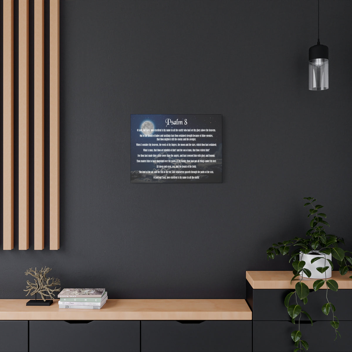 Scripture Walls Surrounded By Your Glory Psalm 8:1 Christian Wall Art Bible Verse Print Ready to Hang-Express Your Love Gifts