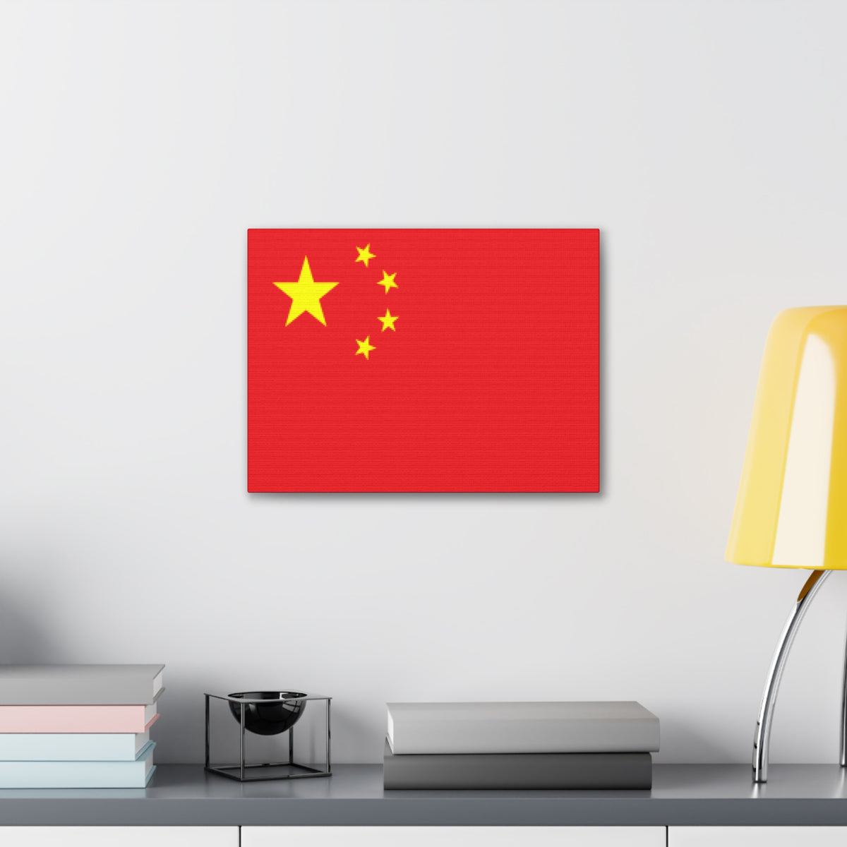 China Country Flag Canvas Vibrant Wall Art Unframed Home Decor-Express Your Love Gifts