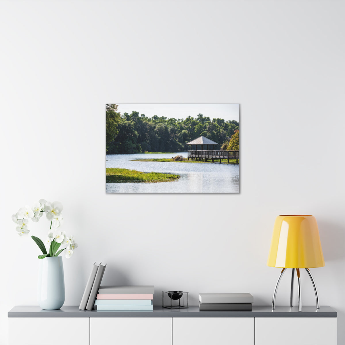 Prairie Lakes Park Canvas Wall Art for Home Decor Ready-to-Hang-Express Your Love Gifts
