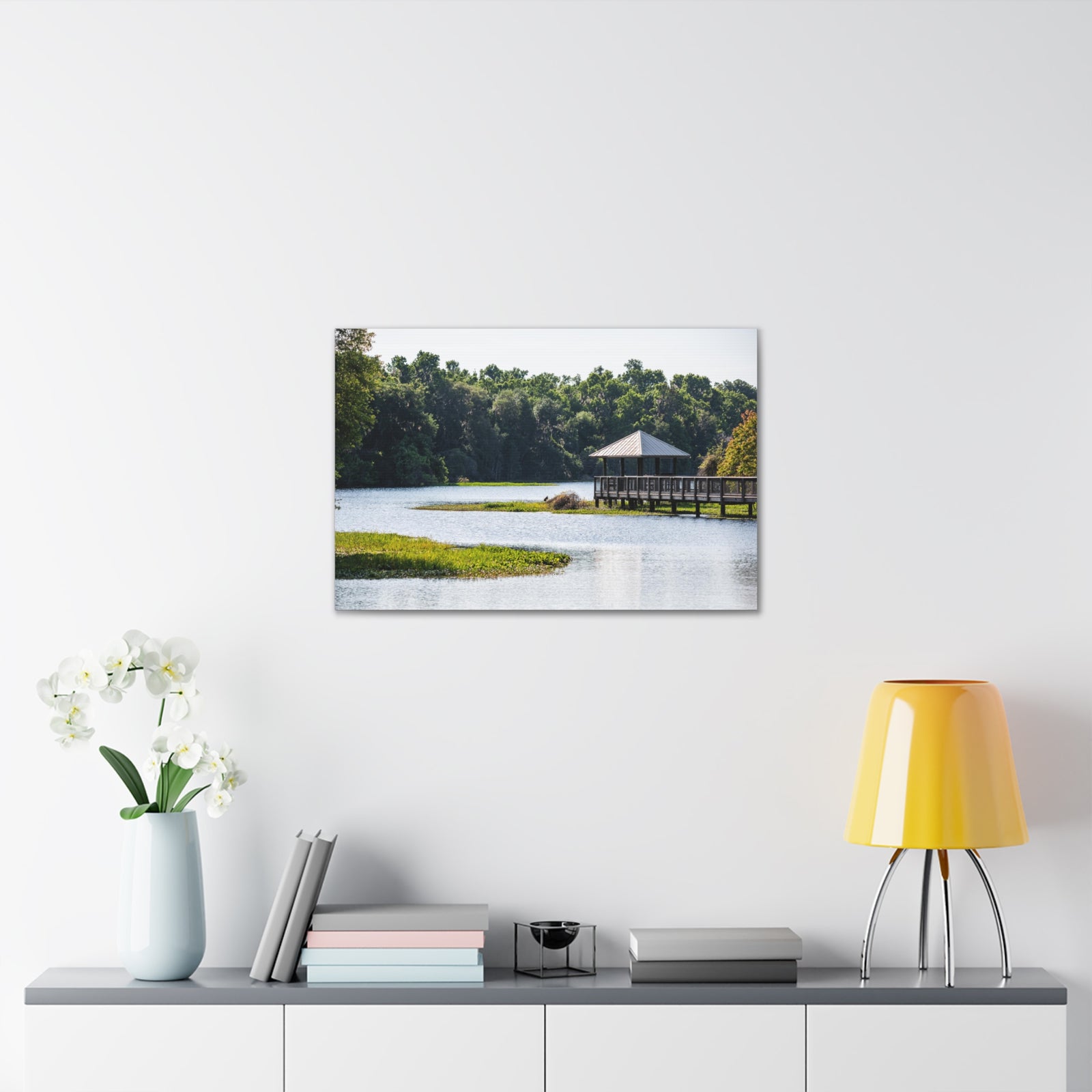 Prairie Lakes Park Canvas Wall Art for Home Decor Ready-to-Hang-Express Your Love Gifts