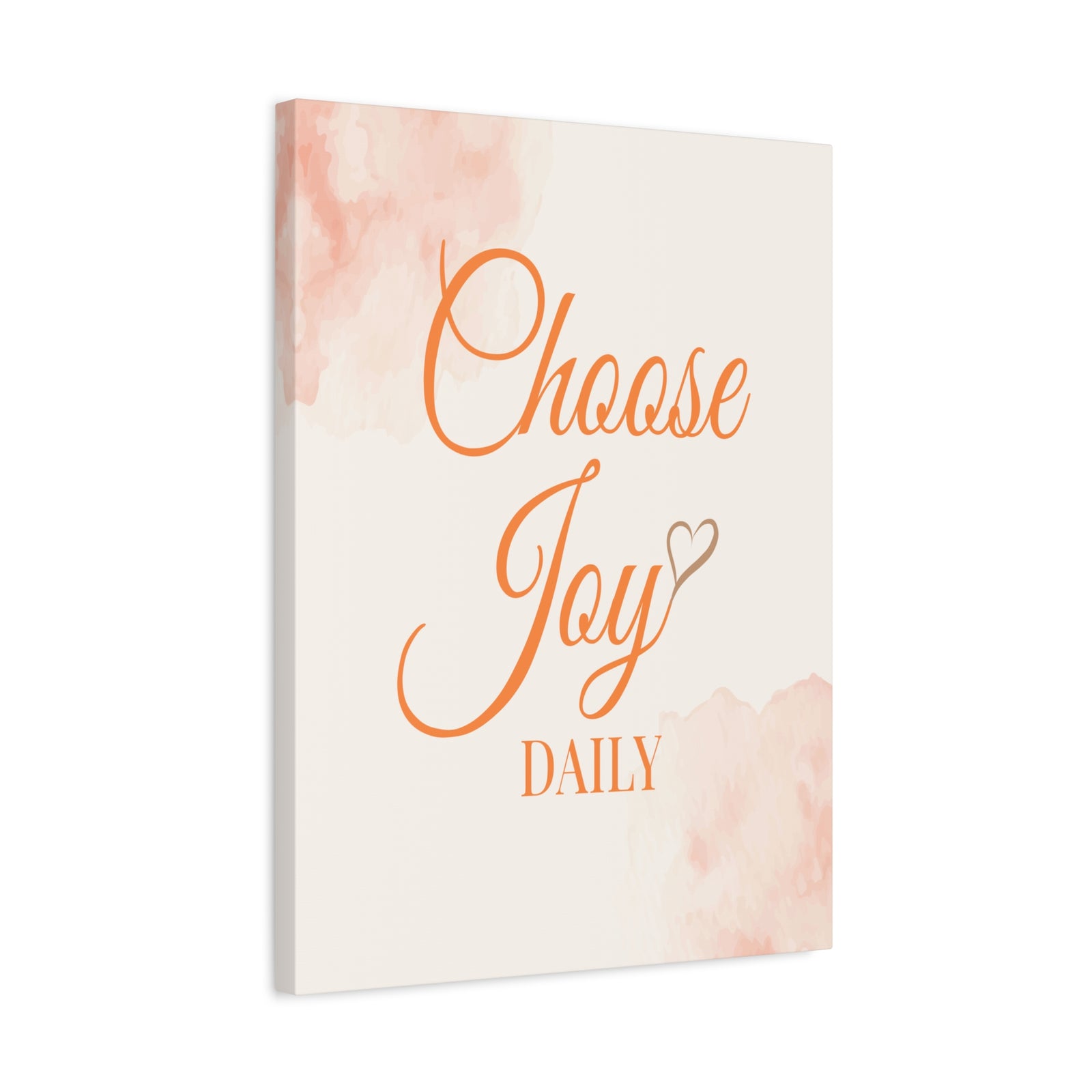Choose Joy Daily Inspirational Motivational Quote Canvas Wall Art for Home Decor Ready-to-Hang-Express Your Love Gifts