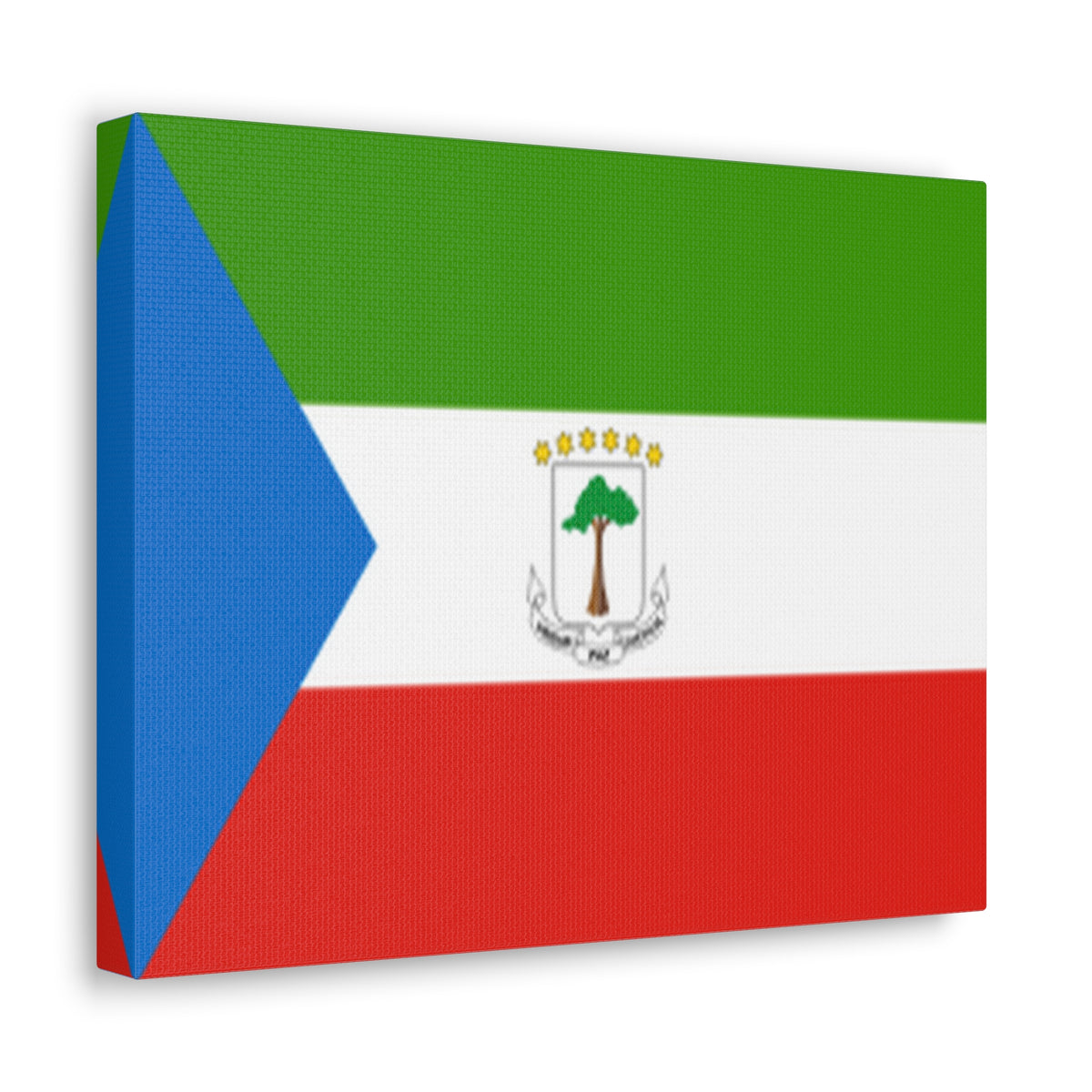 Equatorial Guinea Country Flag Canvas Vibrant Wall Art Unframed Home Decor-Express Your Love Gifts