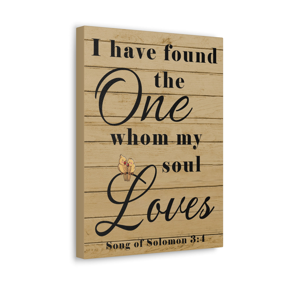 Scripture Walls Song of Solomon 3:4 Wood Christian Wall Art Print Ready to Hang Unframed-Express Your Love Gifts