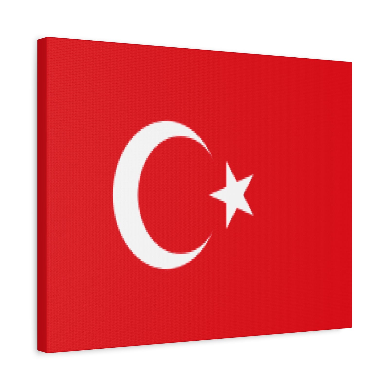 Turkey Country Flag Canvas Vibrant Wall Art Unframed Home Decor-Express Your Love Gifts