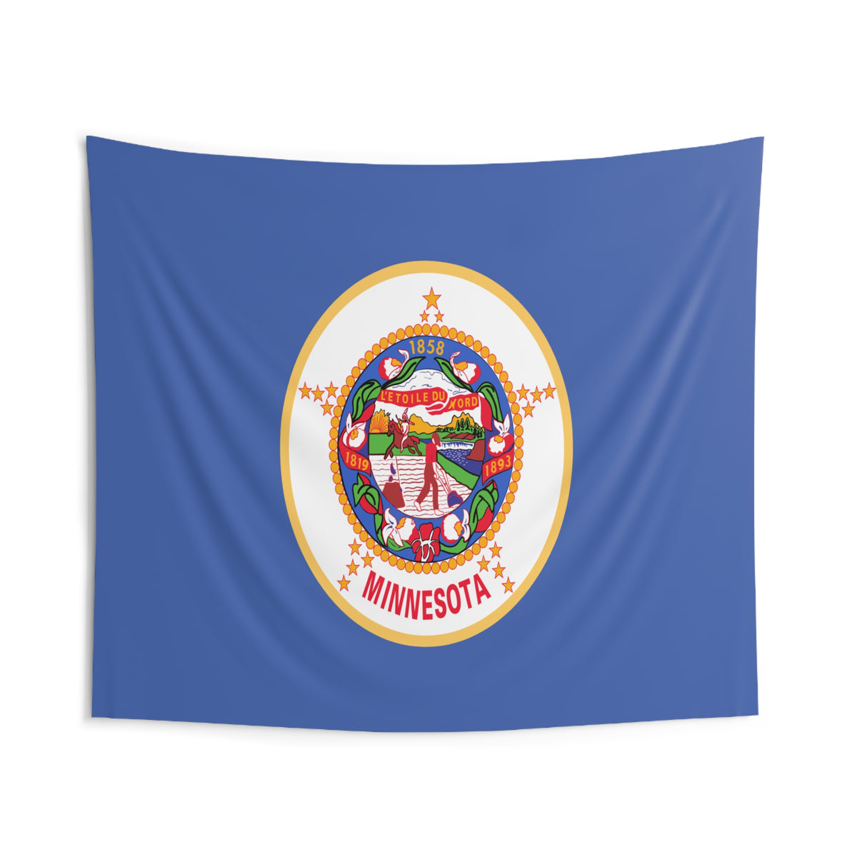 Minnesota State Flag Wall Hanging Tapestry-Express Your Love Gifts