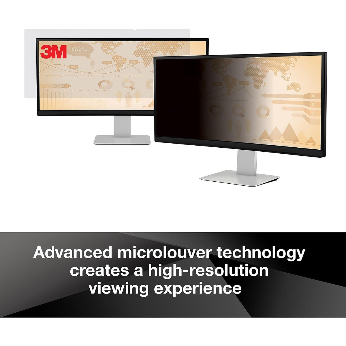 3M Privacy Filter for 21.5" Monitor, COMPLY Magnetic Attach, Matte/Glossy, Blue Light Reduction (16:9 Aspect Ratio)-Express Your Love Gifts