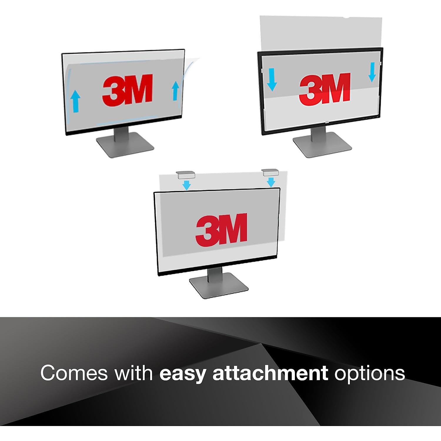 3M Privacy Filter for 21.5" Monitor, COMPLY Magnetic Attach, Matte/Glossy, Blue Light Reduction (16:9 Aspect Ratio)-Express Your Love Gifts