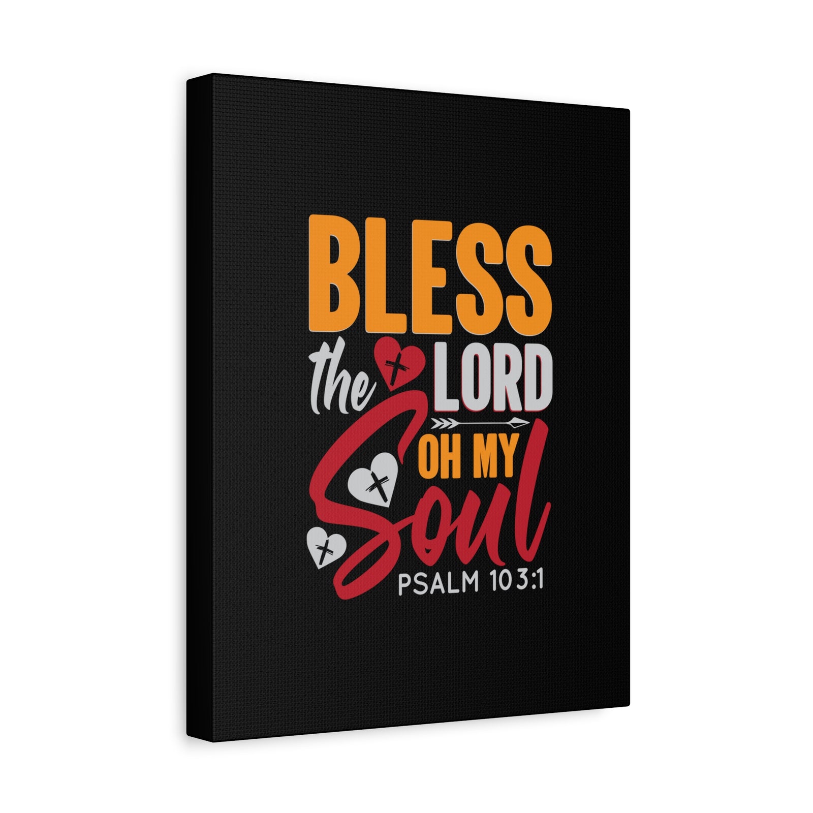 Scripture Walls Oh My Soul Psalm 103:1 Bible Verse Canvas Christian Wall Art Ready to Hang-Express Your Love Gifts