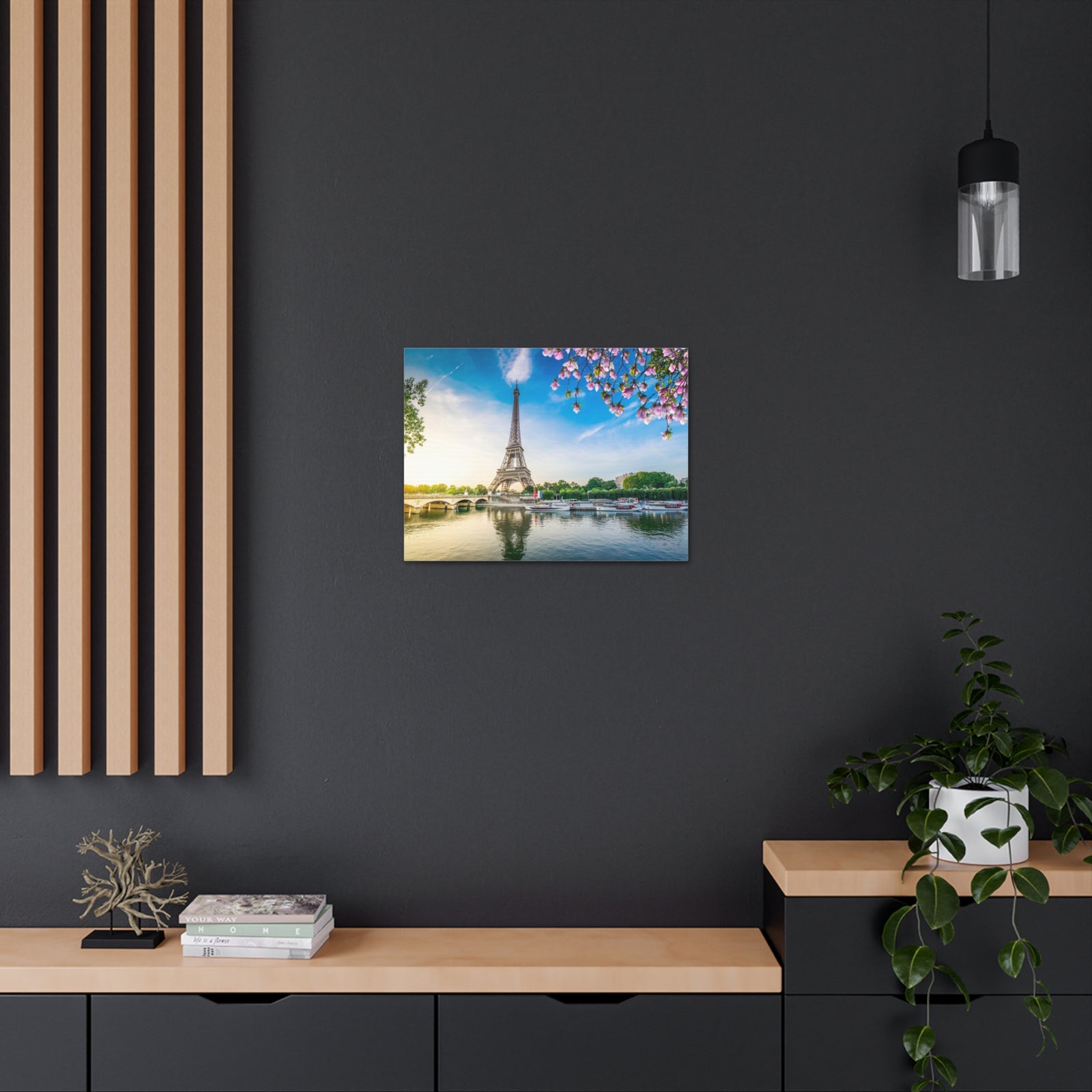 Fantastic View Eiffel Tower France Canvas Artwork High-Quality Breathtaking French City for Home Decor Ready to Hang-Express Your Love Gifts