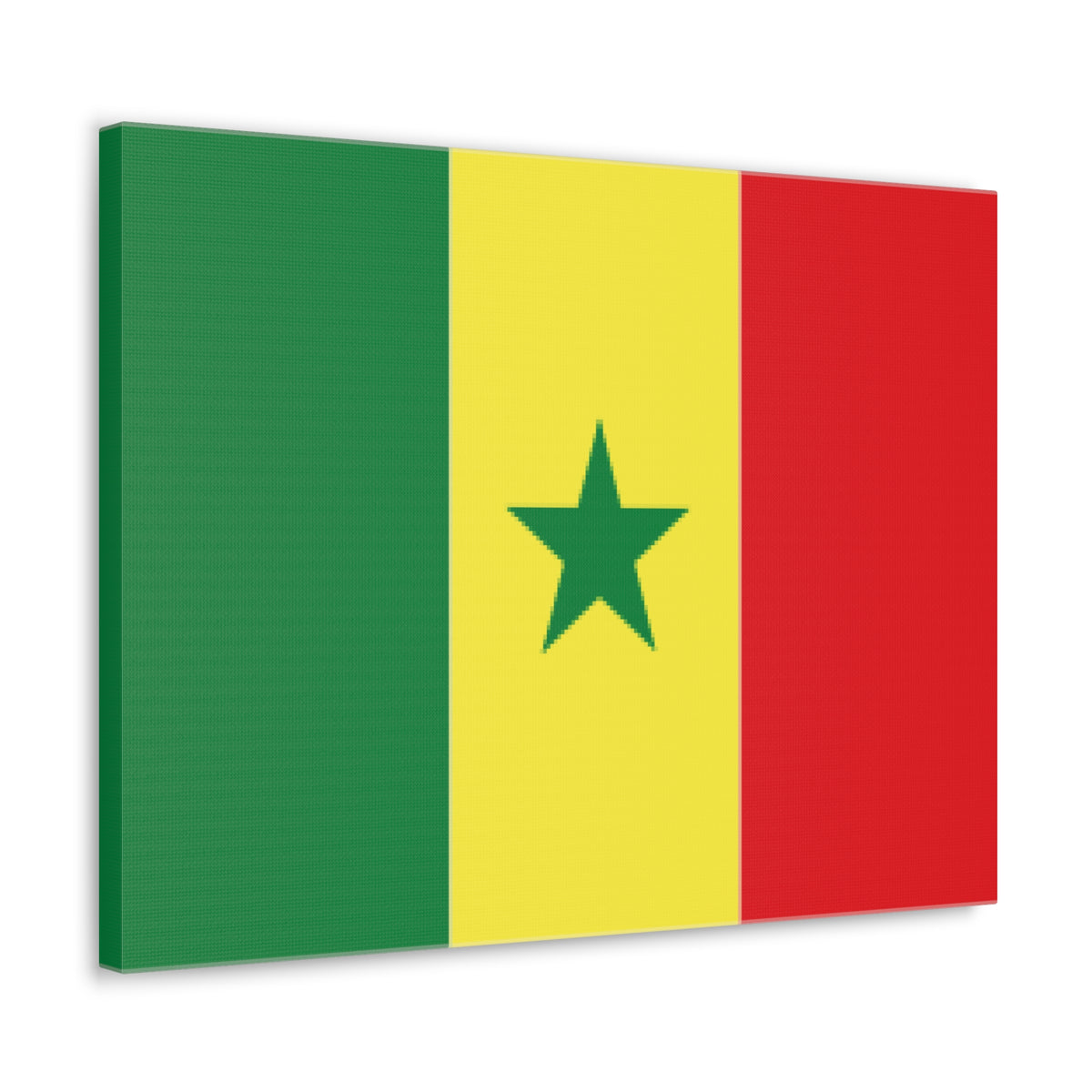 Senegal Country Flag Canvas Vibrant Wall Art Unframed Home Decor-Express Your Love Gifts