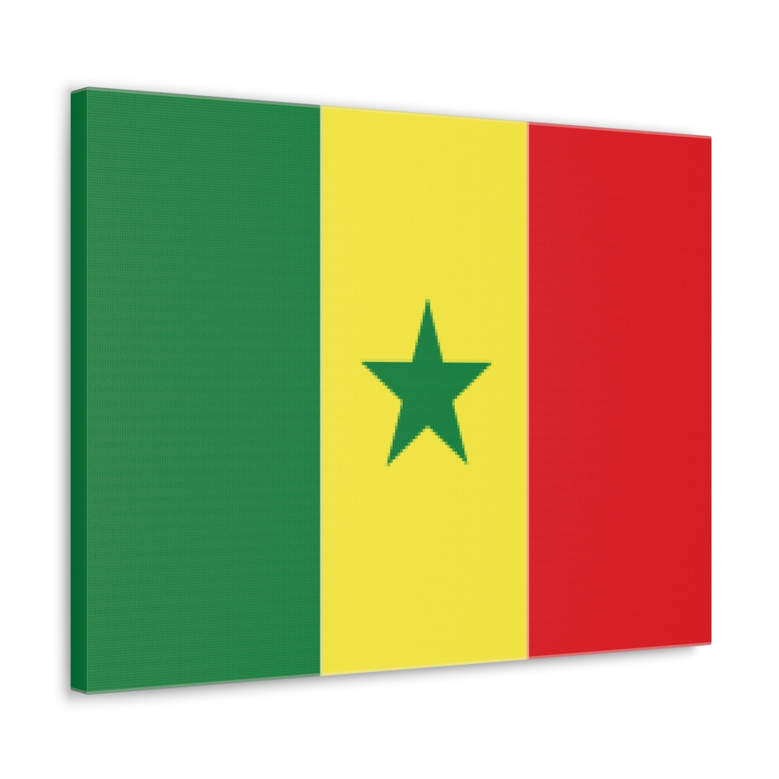Senegal Country Flag Canvas Vibrant Wall Art Unframed Home Decor-Express Your Love Gifts
