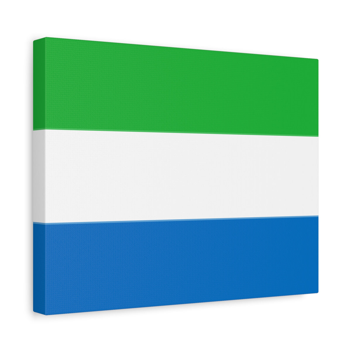 Sierra Leone Country Flag Canvas Vibrant Wall Art Unframed Home Decor-Express Your Love Gifts