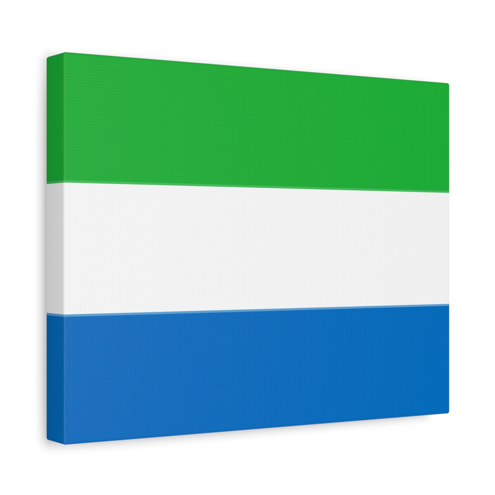 Sierra Leone Country Flag Canvas Vibrant Wall Art Unframed Home Decor-Express Your Love Gifts