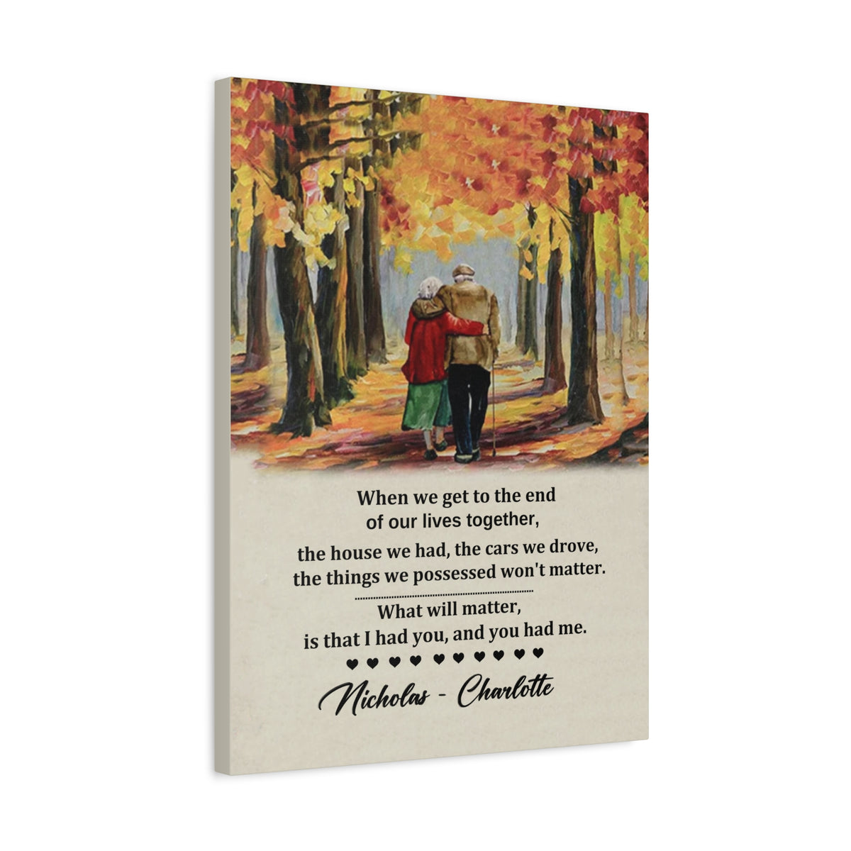 Personalized Our Lives Together Canvas-Express Your Love Gifts